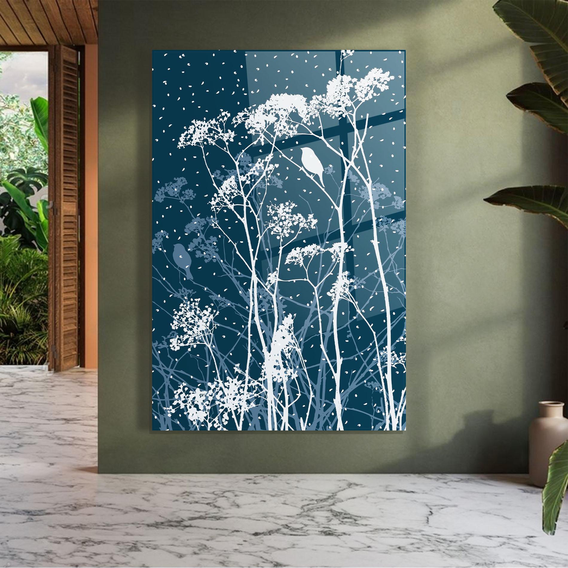 Tablou Sticla Meadow Flowers mockup 7