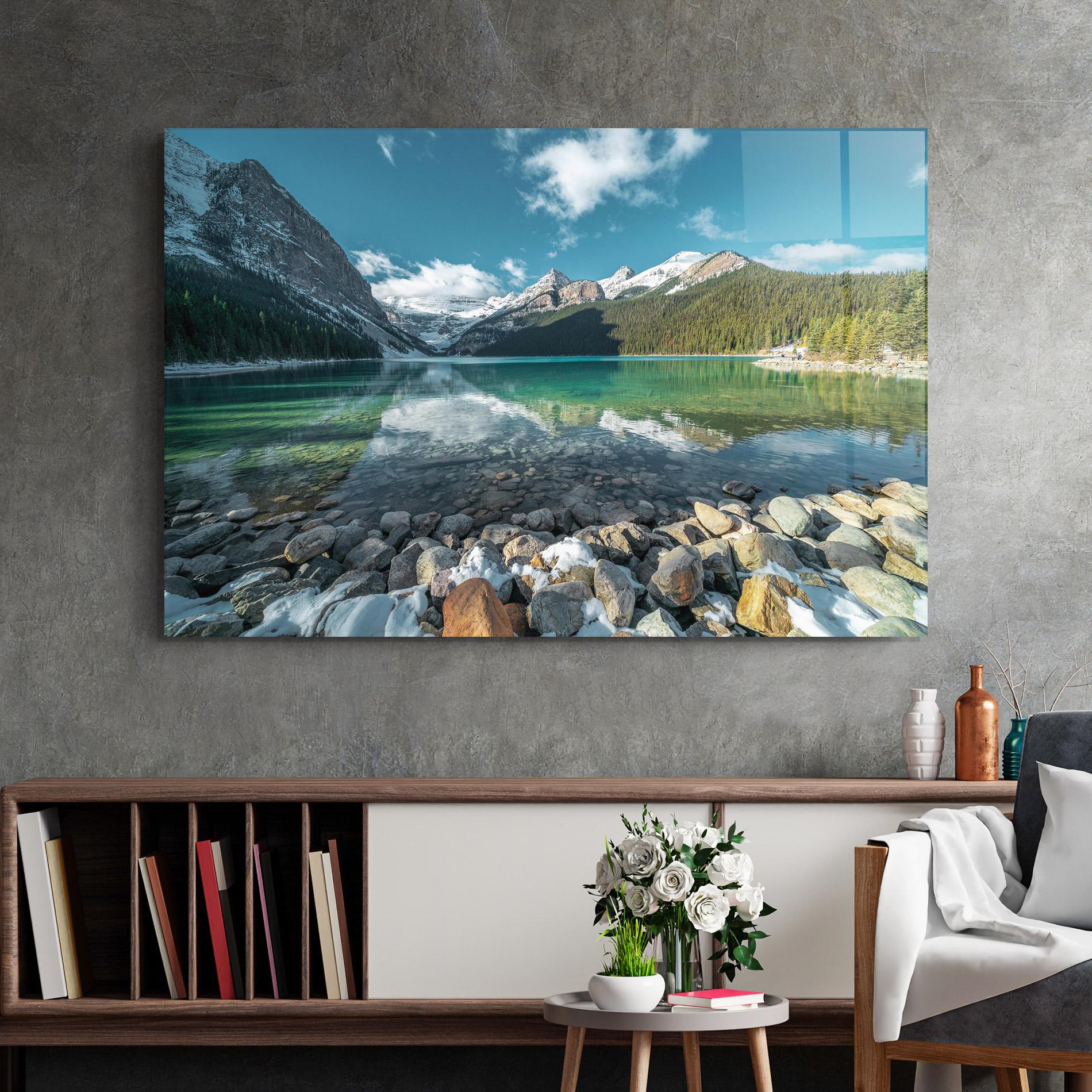 Tablou Sticla Breathtaking View mockup 2