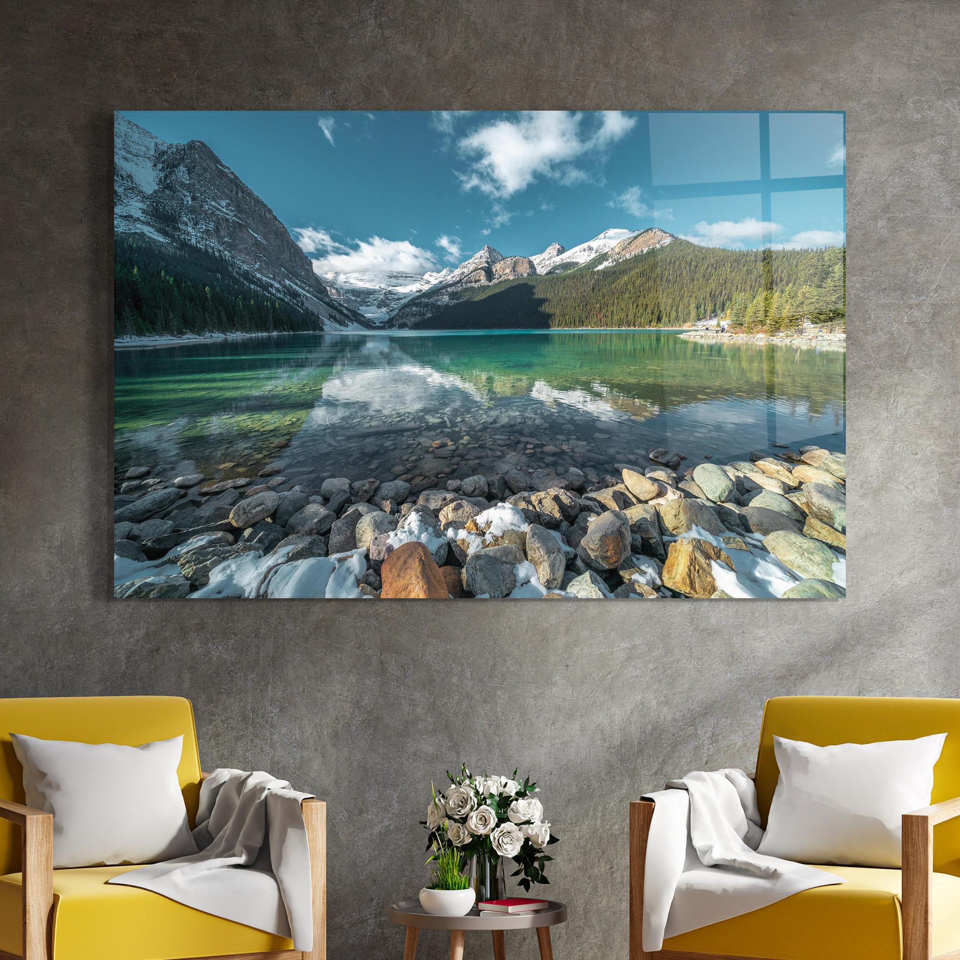 Tablou Sticla Breathtaking View mockup 4