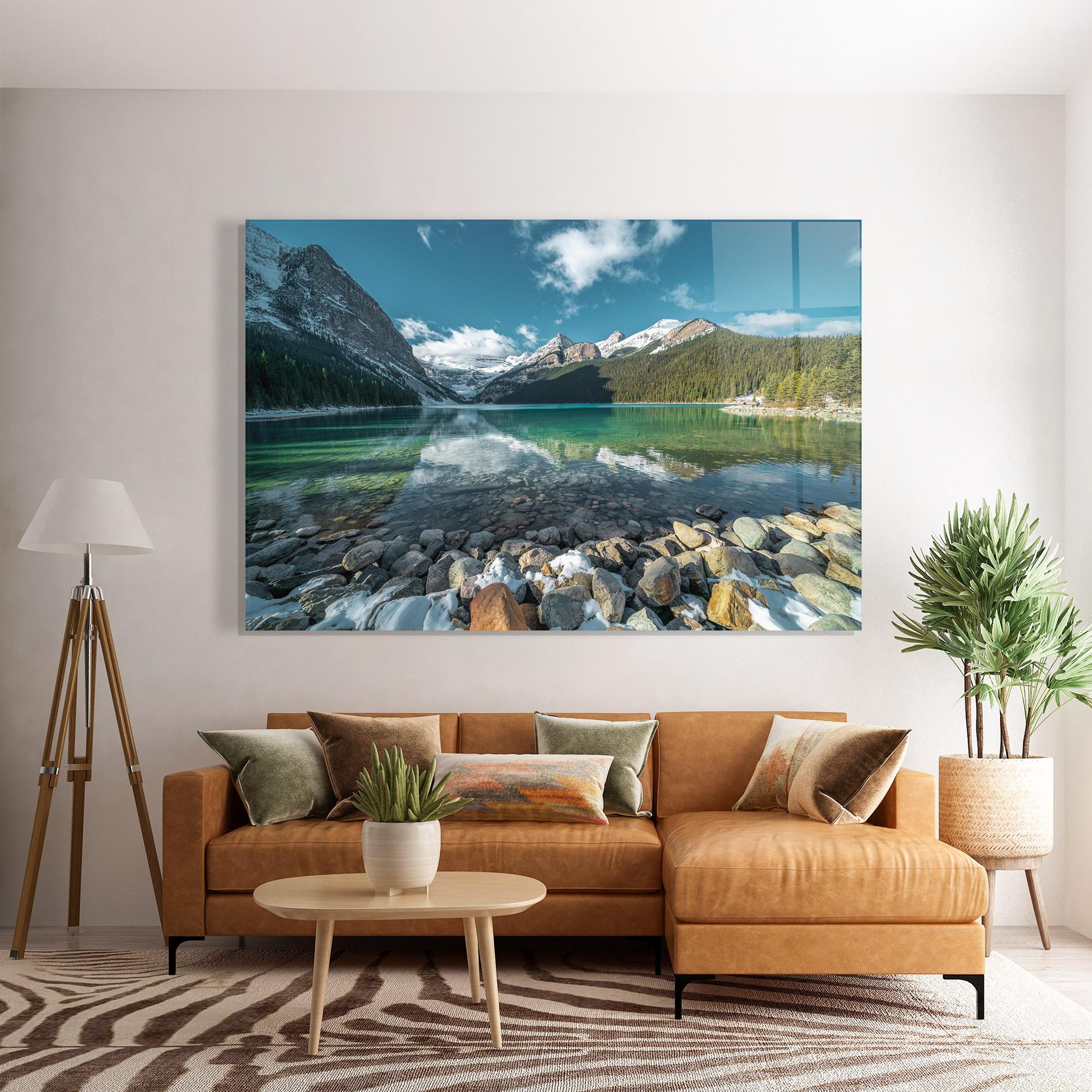 Tablou Sticla Breathtaking View mockup 7