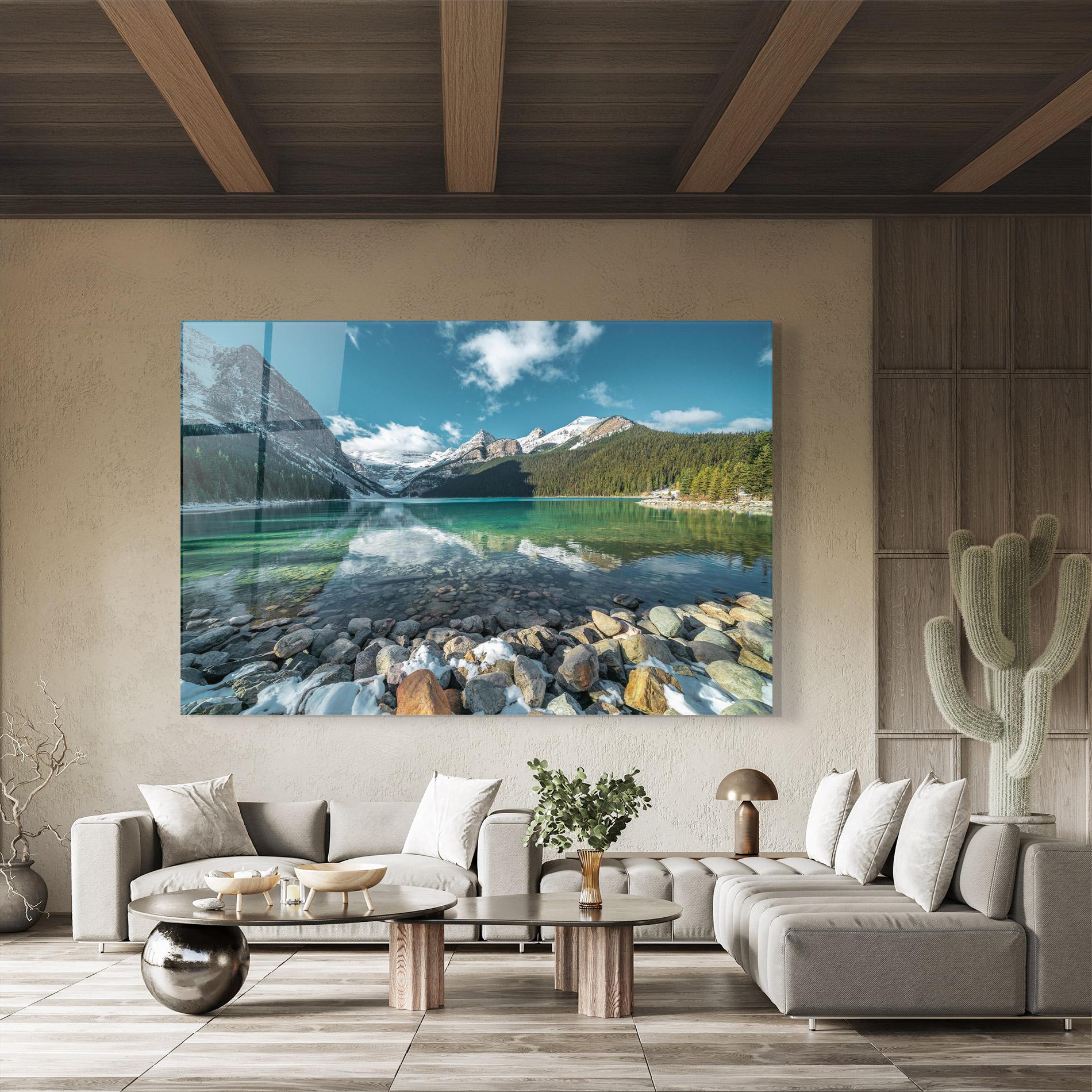 Tablou Sticla Breathtaking View mockup 8