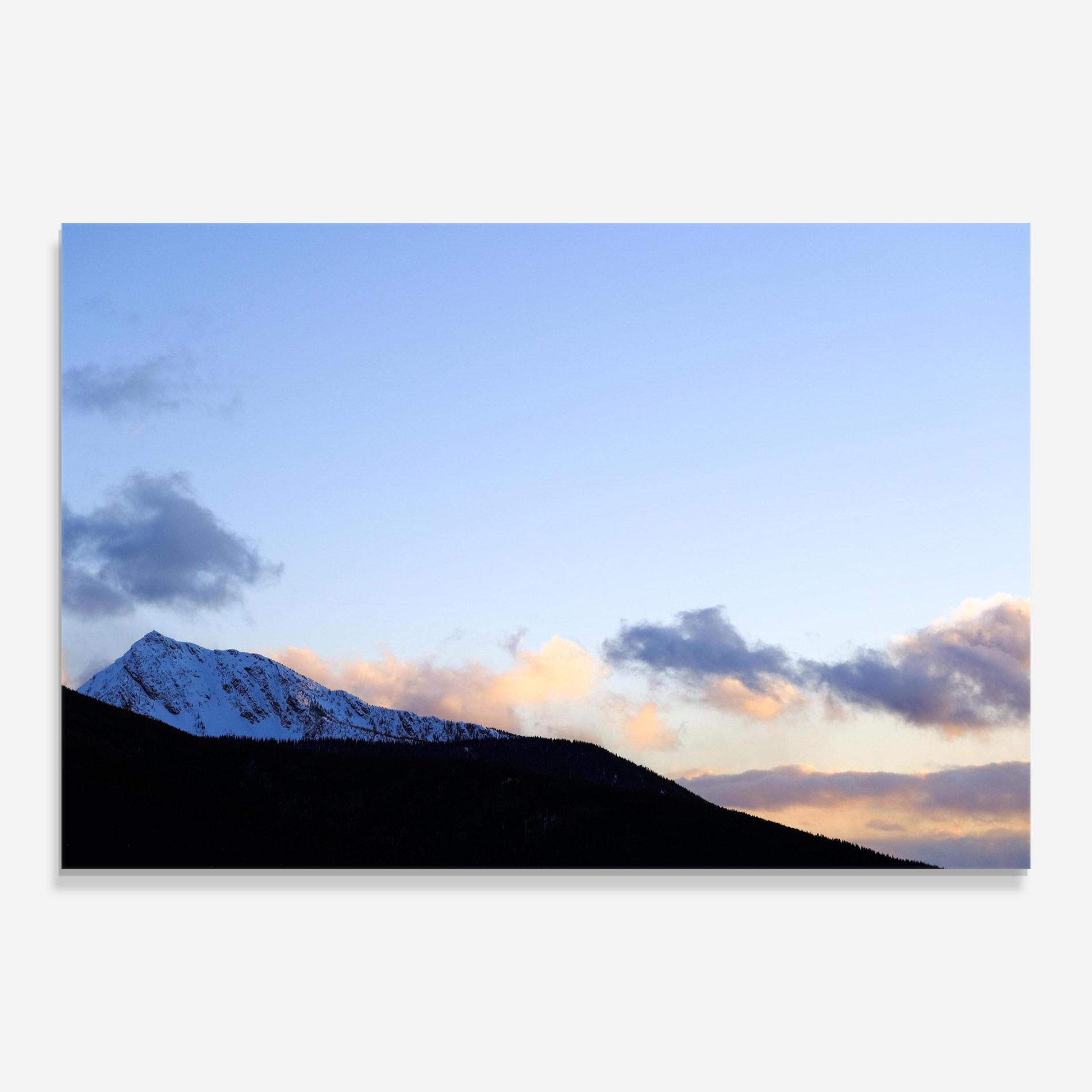 Tablou Sticla Cloud Sky Mountain mockup 0