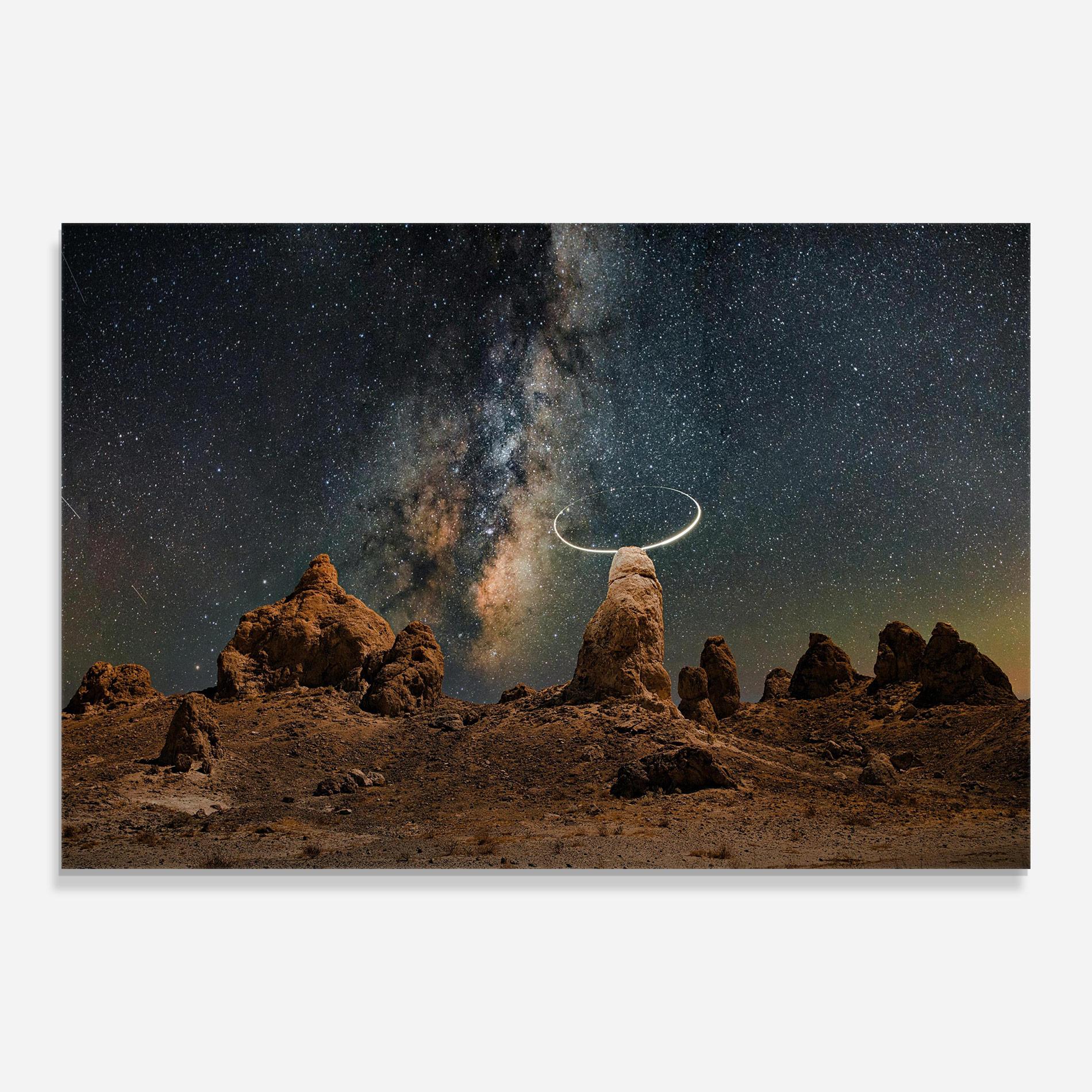 Tablou Sticla Galactic Stones mockup 0