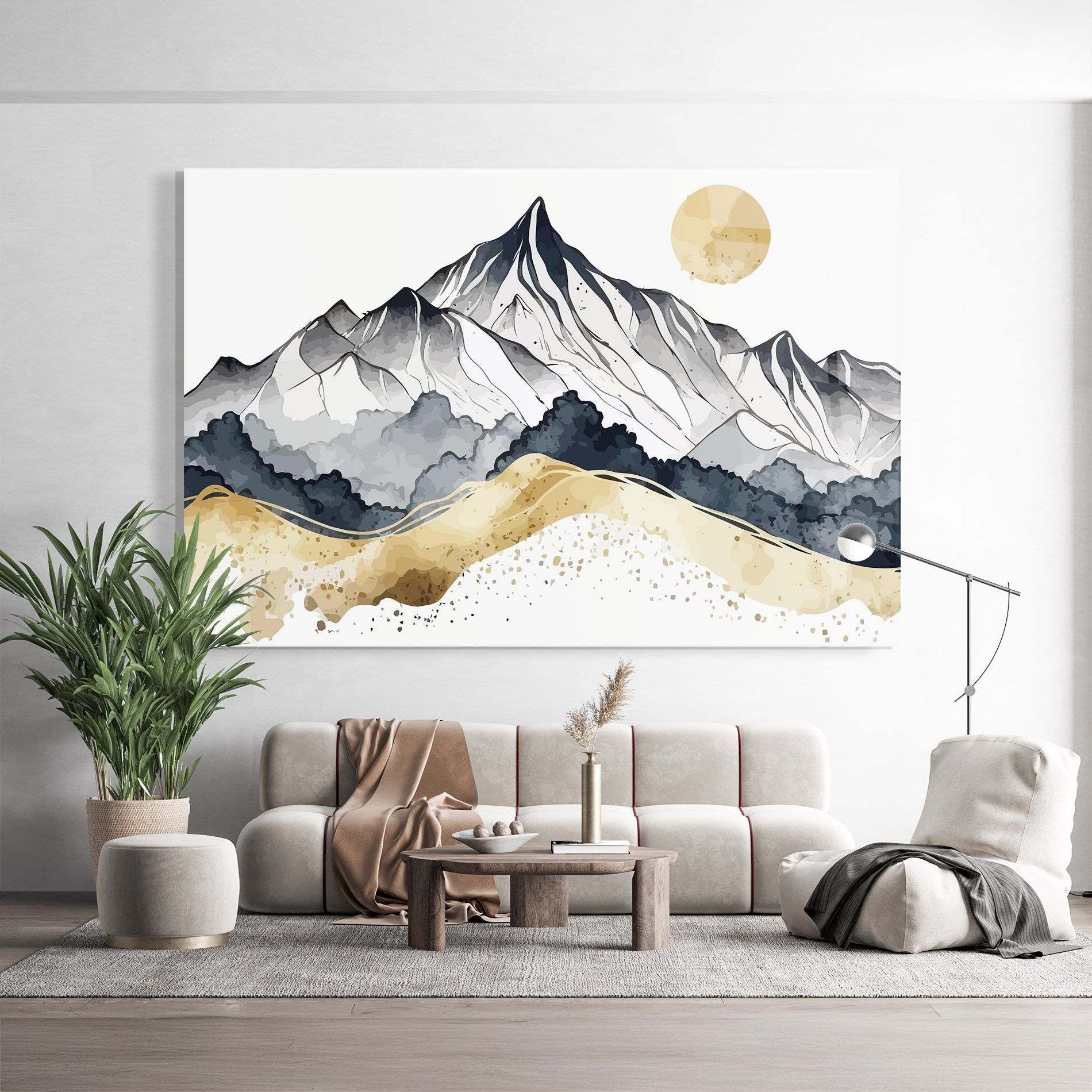 Grey Gold Mountain mockup 9