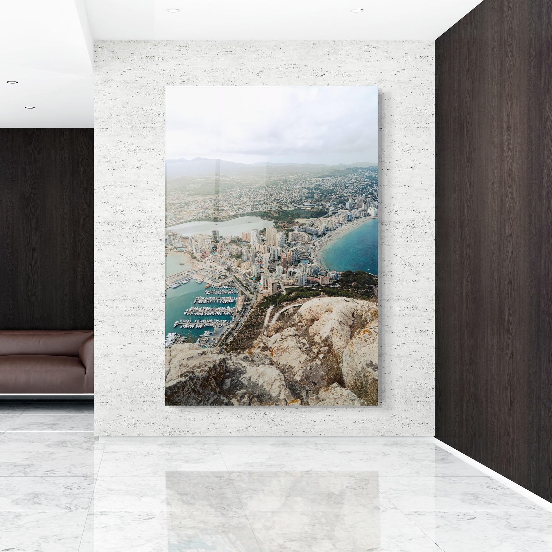 Tablou Sticla Coast City mockup 9