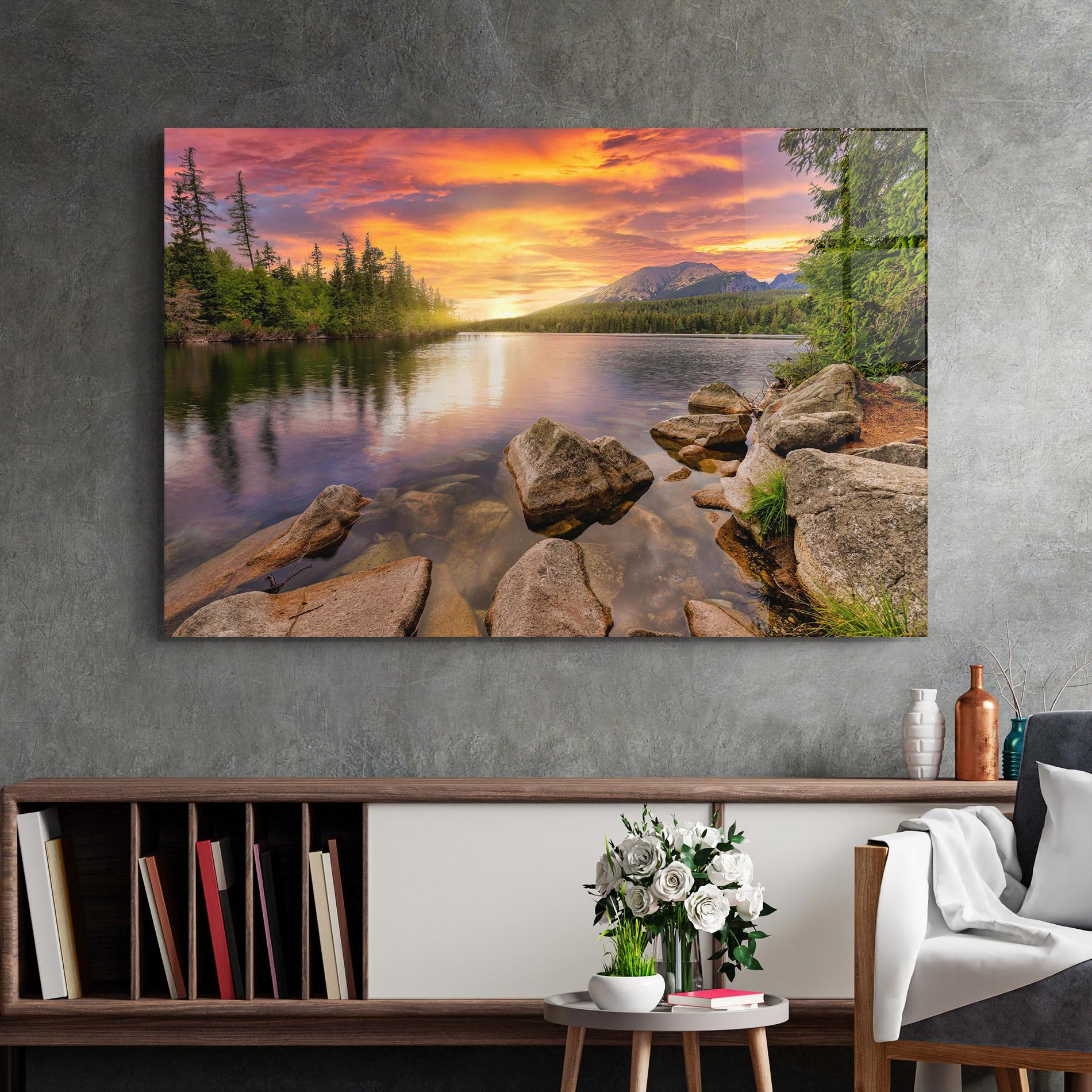 Tablou Sticla Tatra View mockup 2