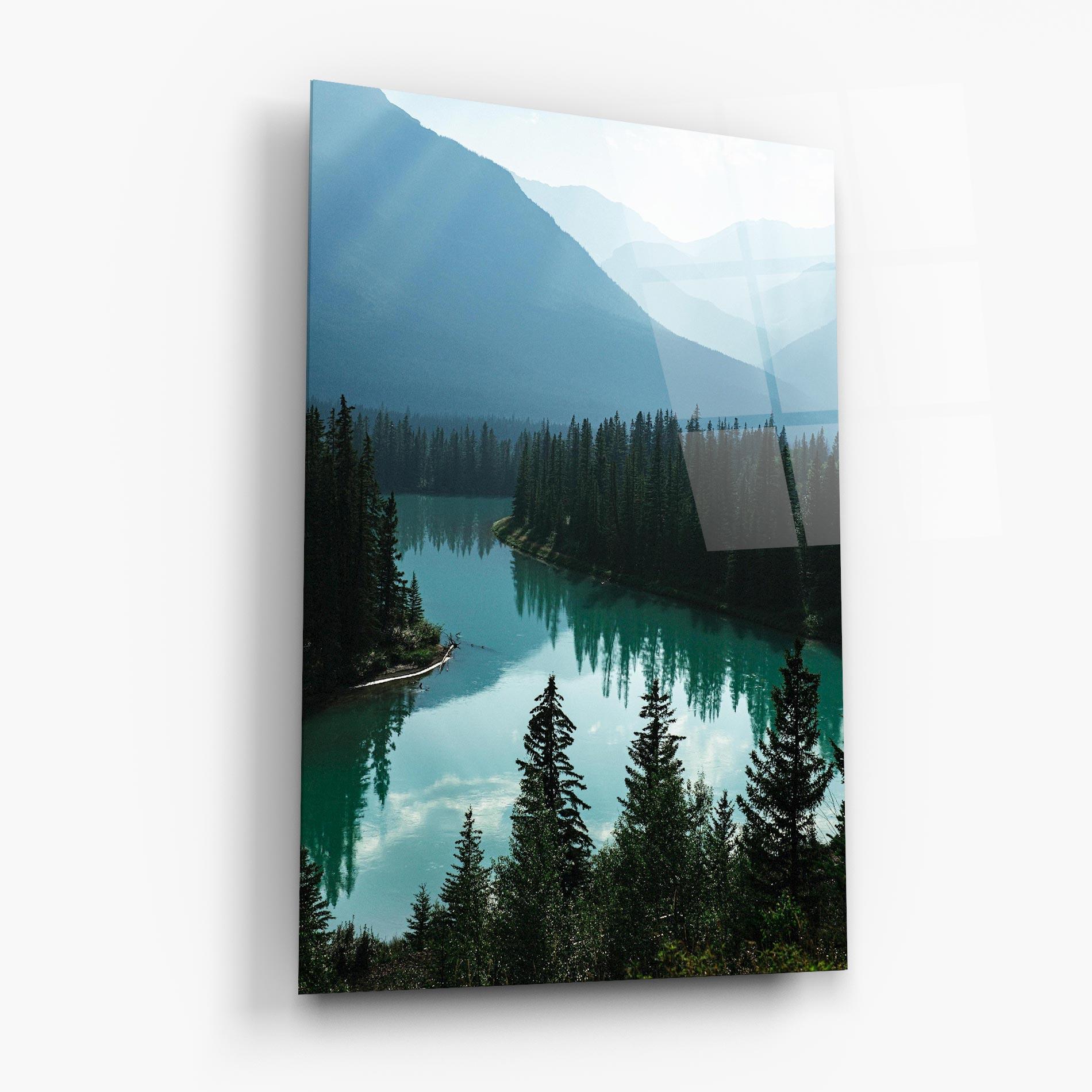 Tablou Sticla Crystal Lake mockup 6