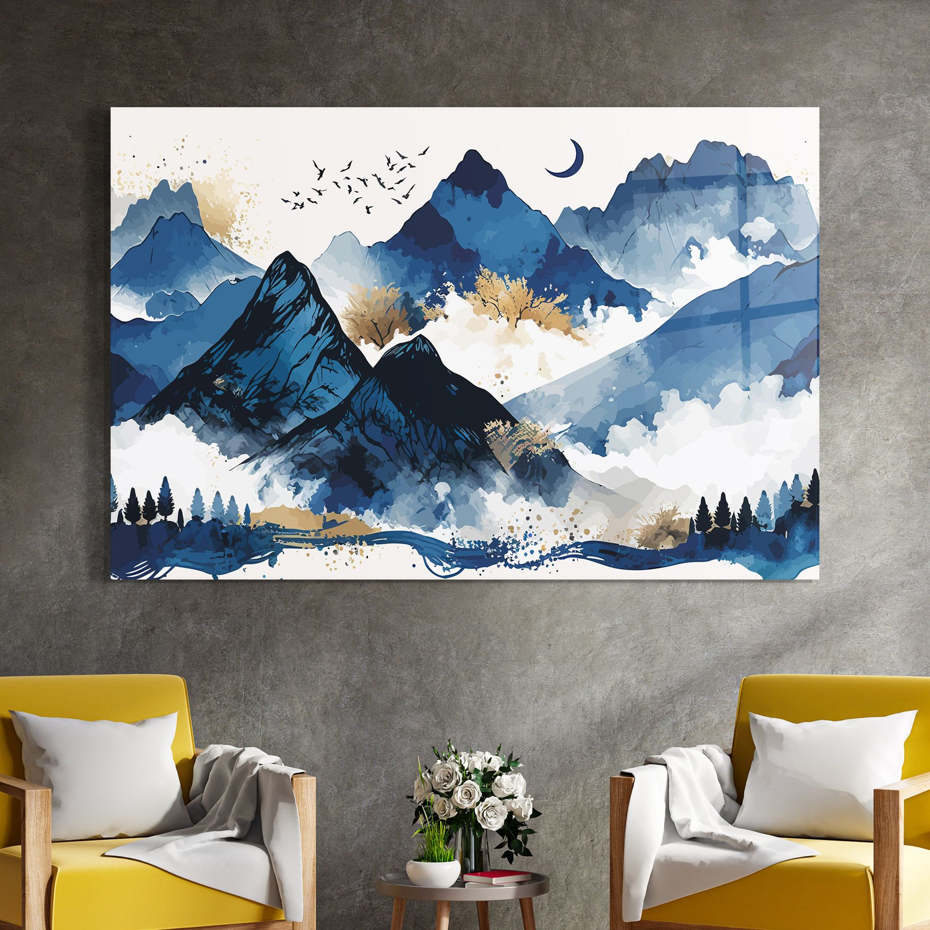 Blue Mountain Moon mockup 4