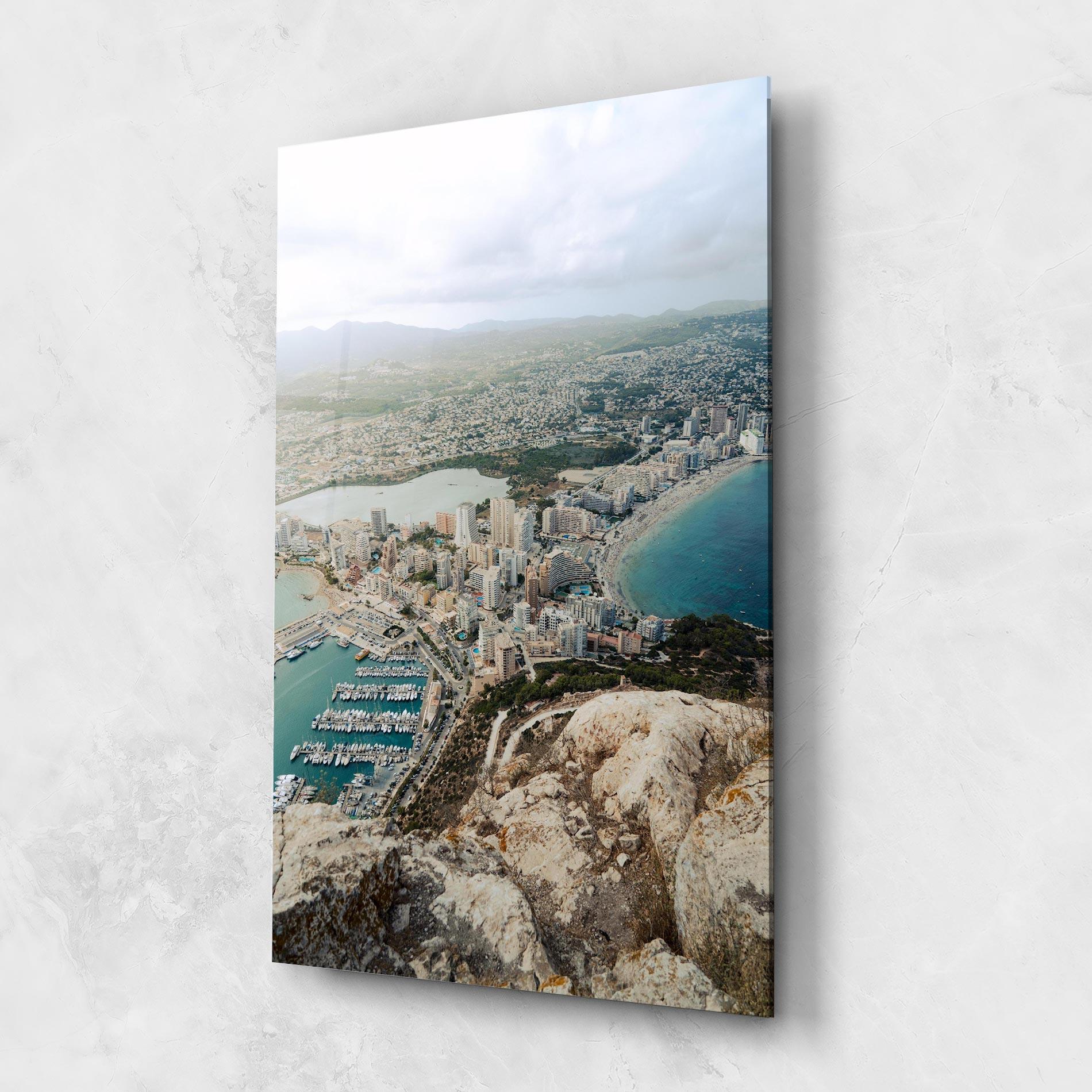 Tablou Sticla Coast City mockup 1