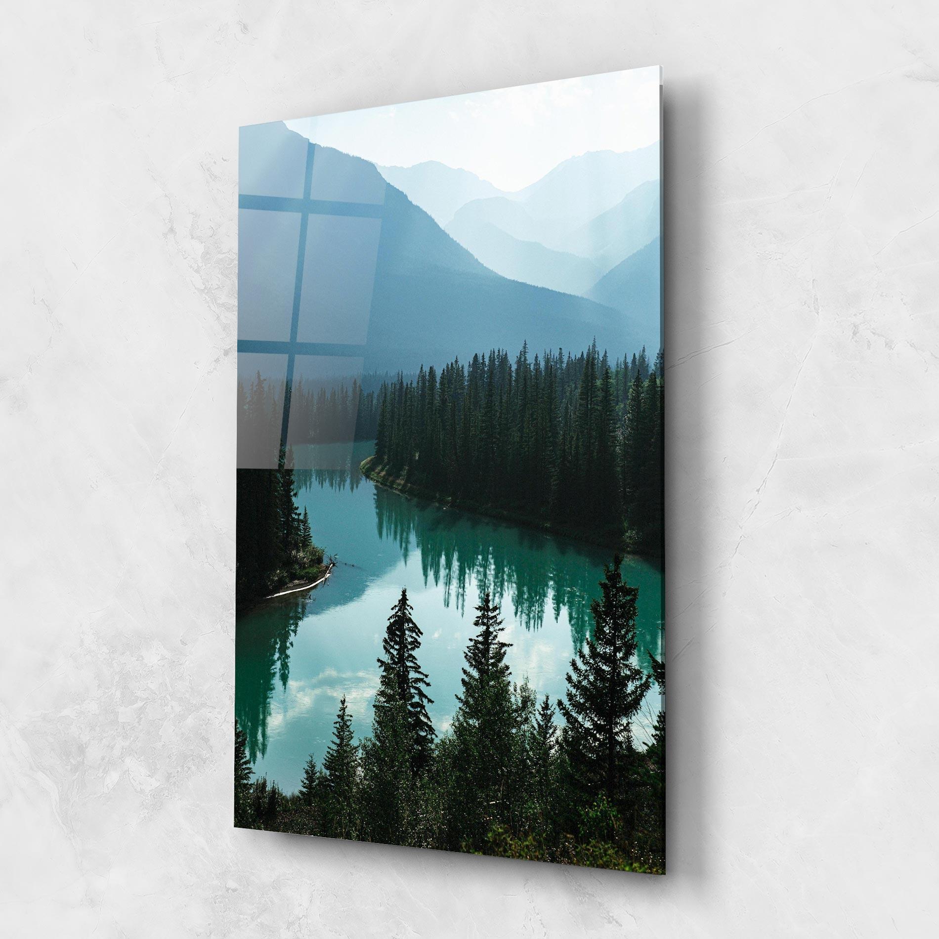 Tablou Sticla Crystal Lake mockup 1