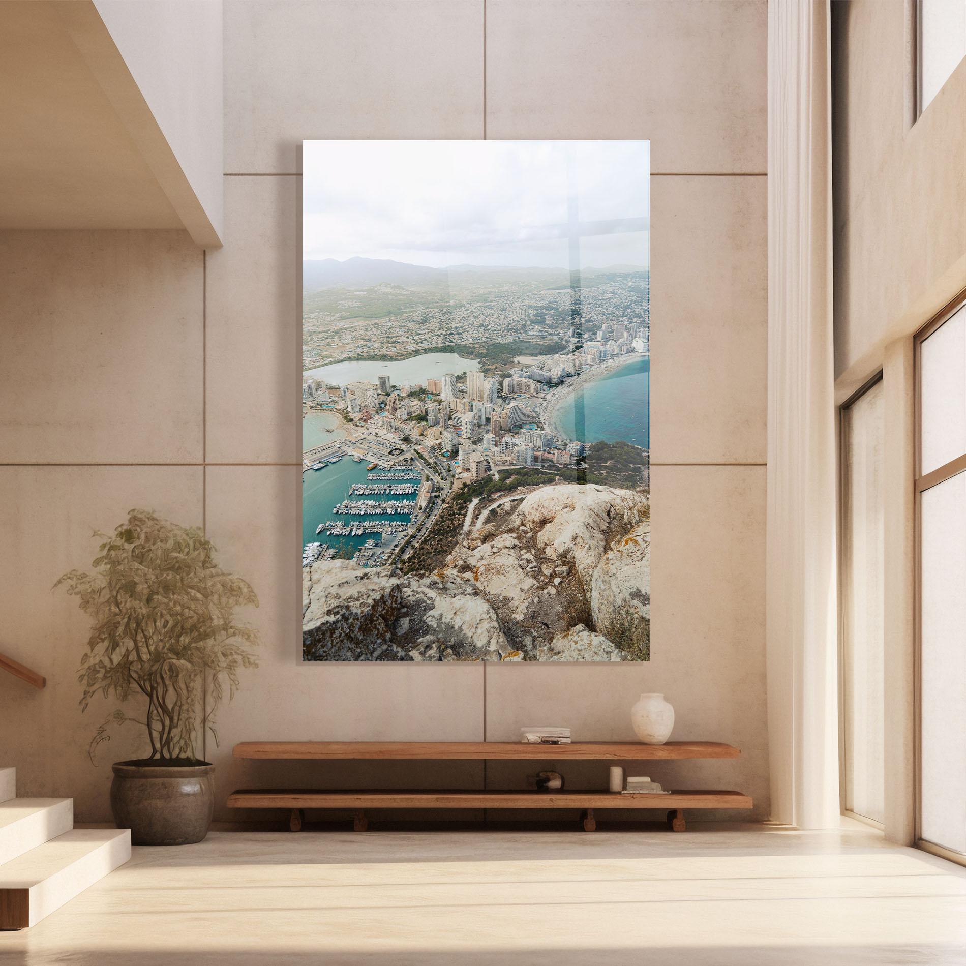 Tablou Sticla Coast City mockup 8