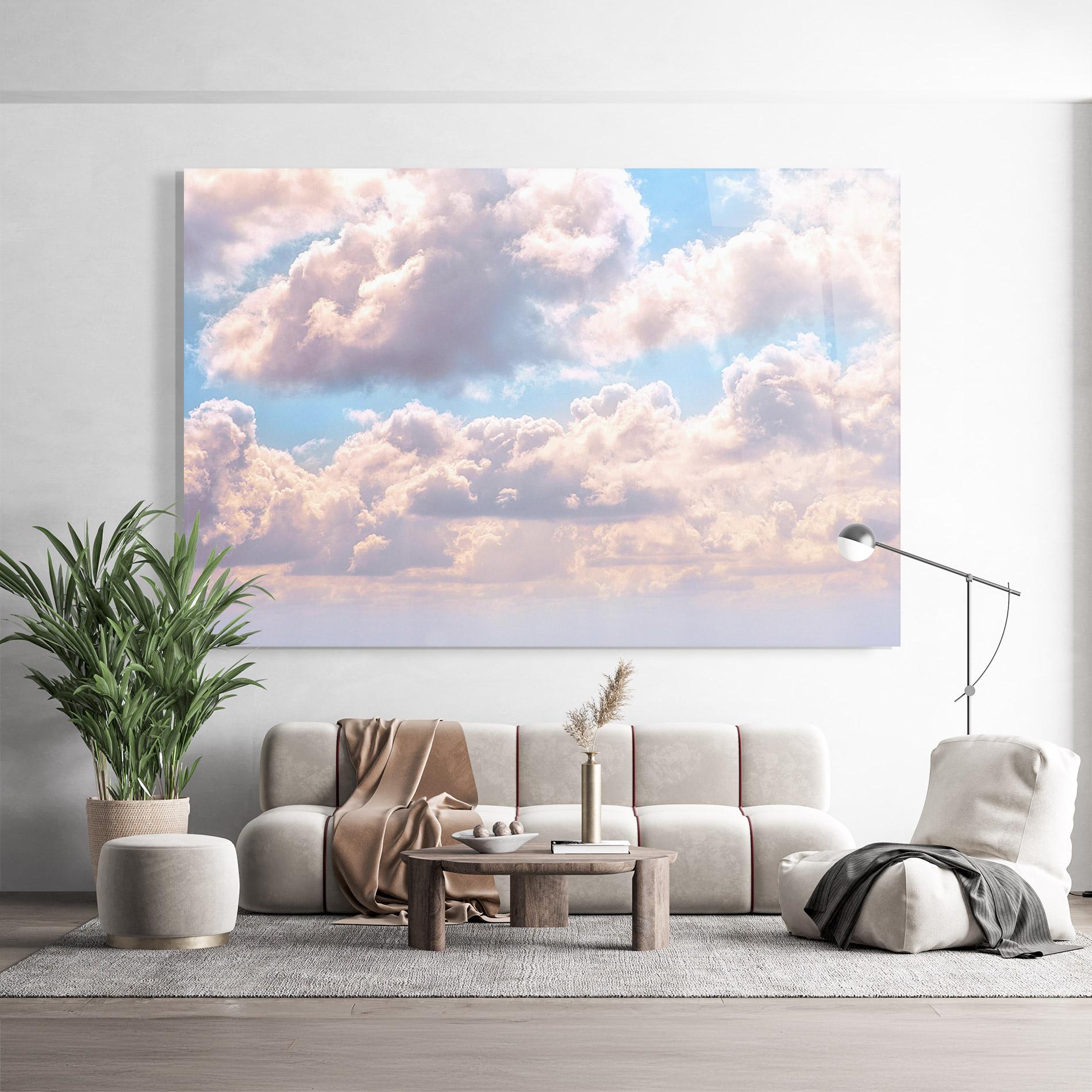 Tablou Sticla Dreamy Clouds mockup 9