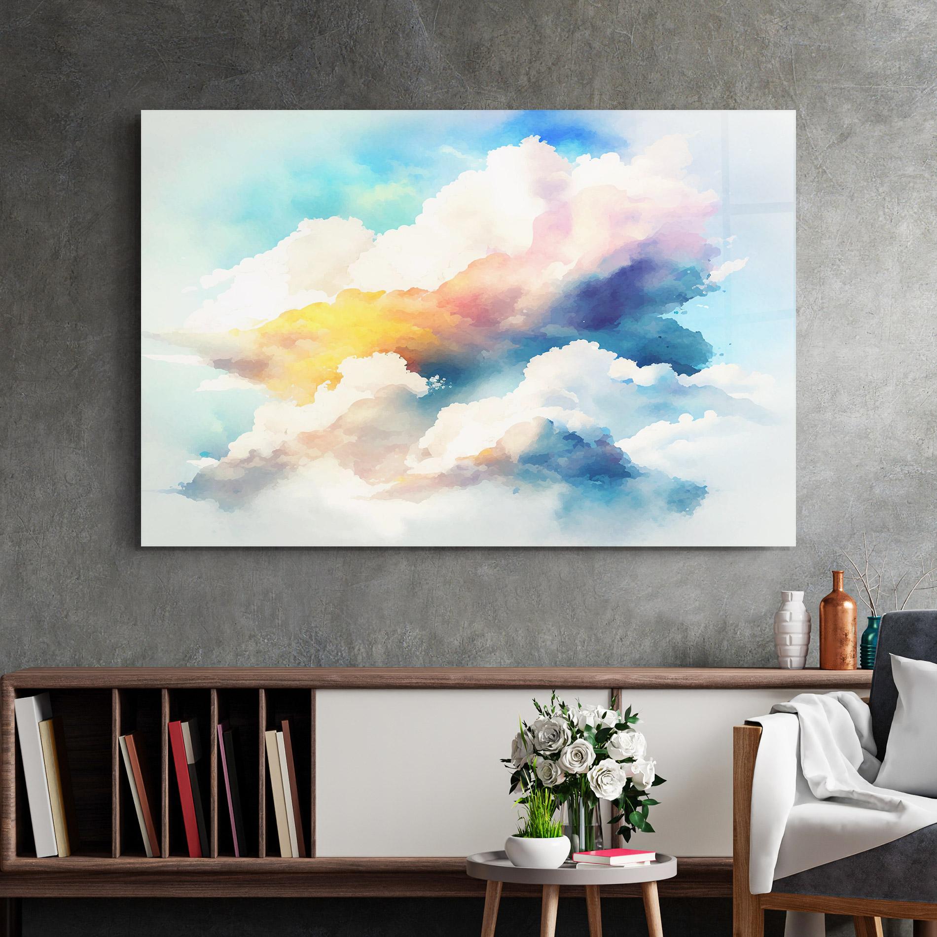 Tablou Sticla Dreamy Cloud mockup 2