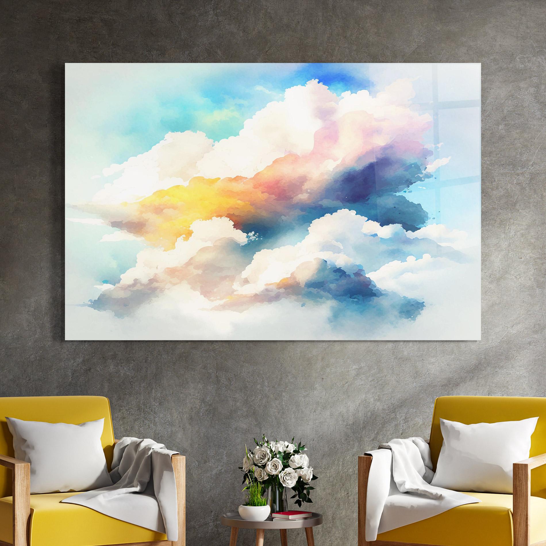 Tablou Sticla Dreamy Cloud mockup 4