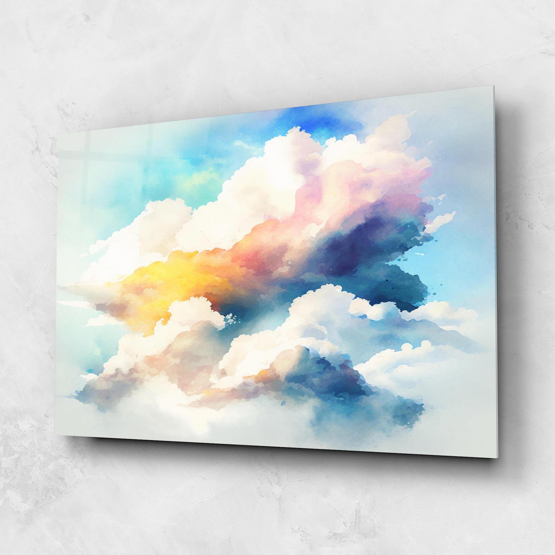 Tablou Sticla Dreamy Cloud mockup 1