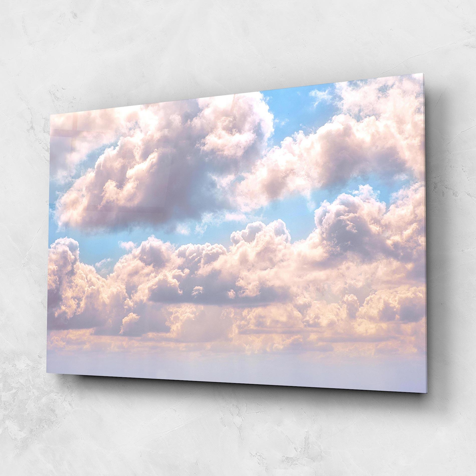 Tablou Sticla Dreamy Clouds mockup 1