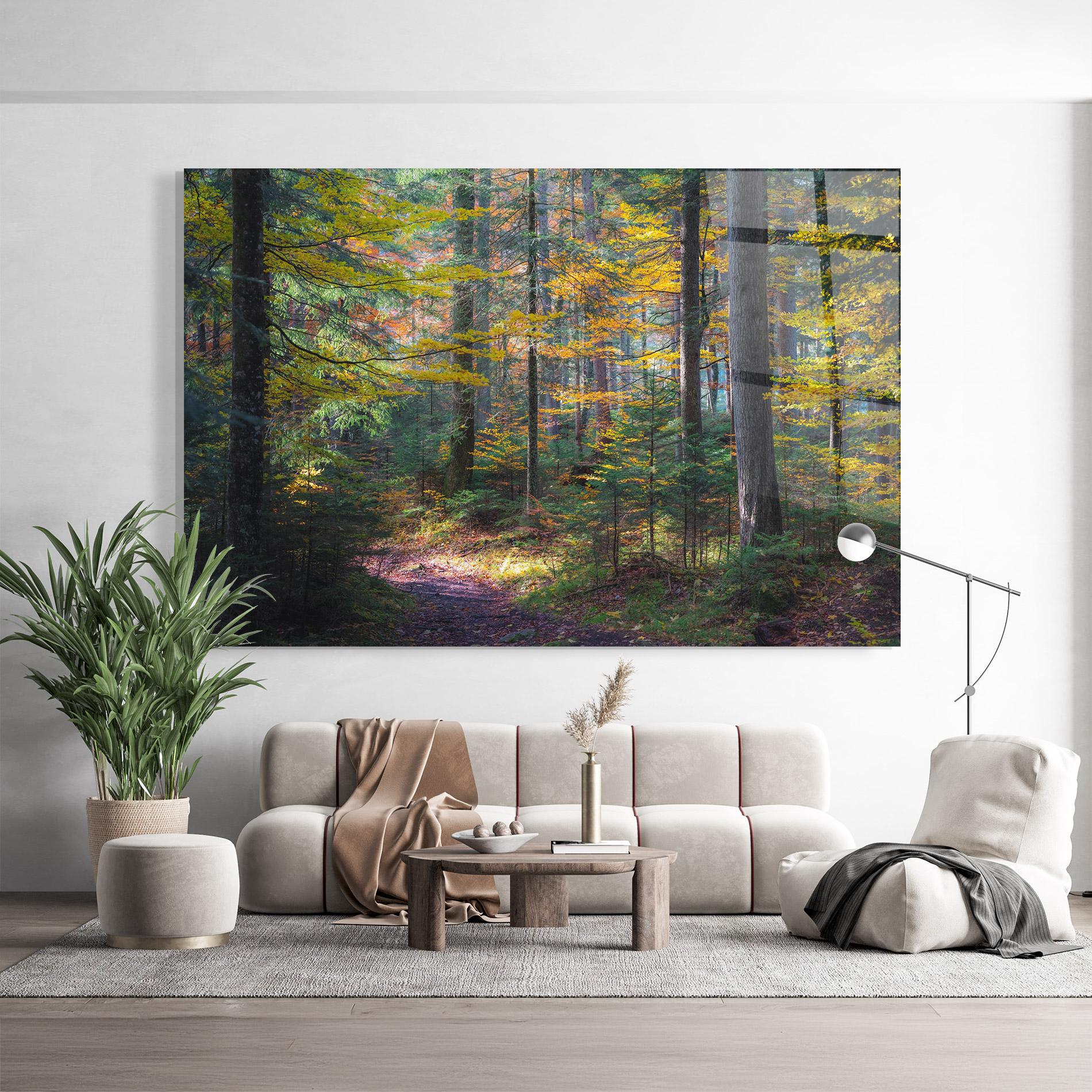 Tablou Sticla Dreamy Path Dorest mockup 9