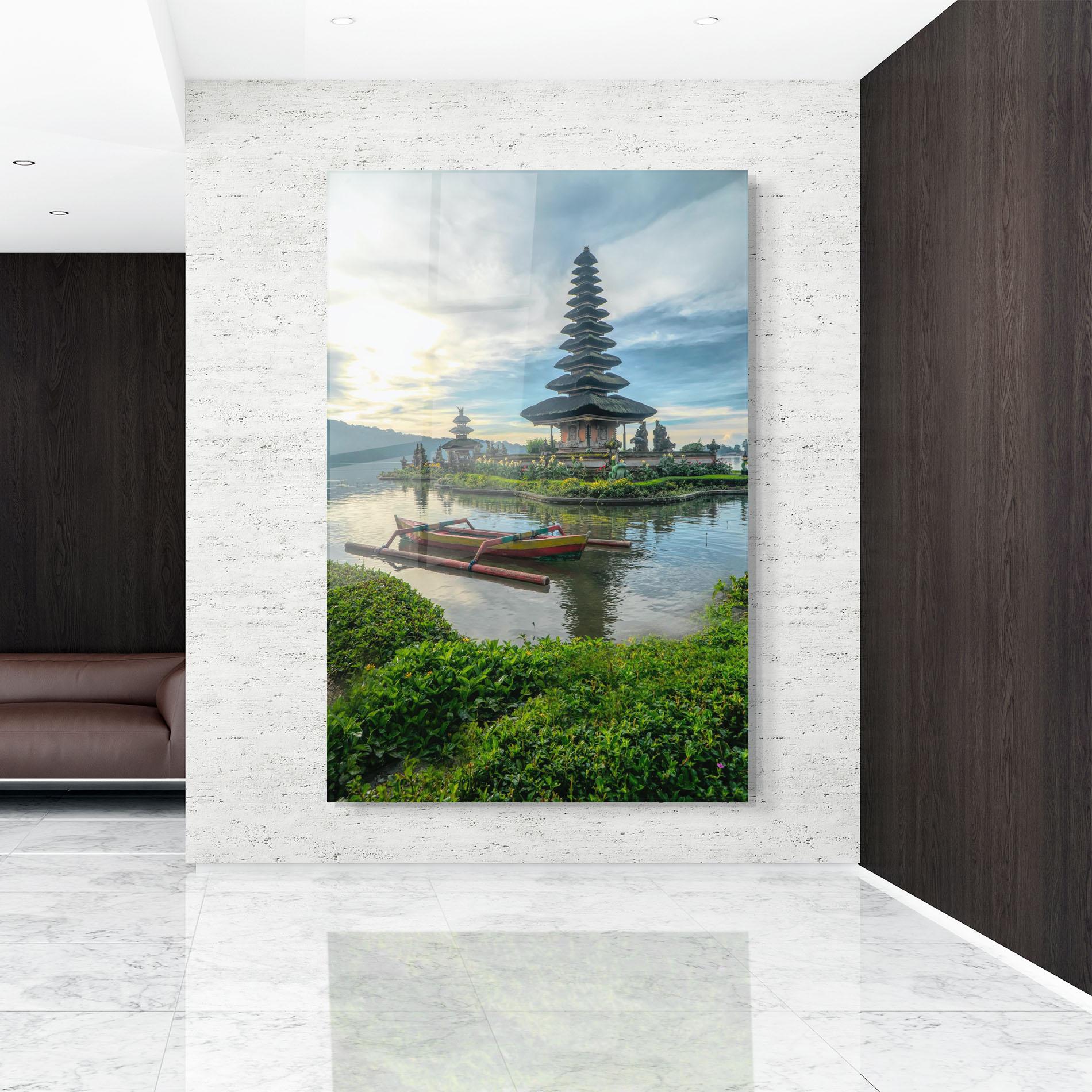 Tablou Sticla Chinese Landscape mockup 9