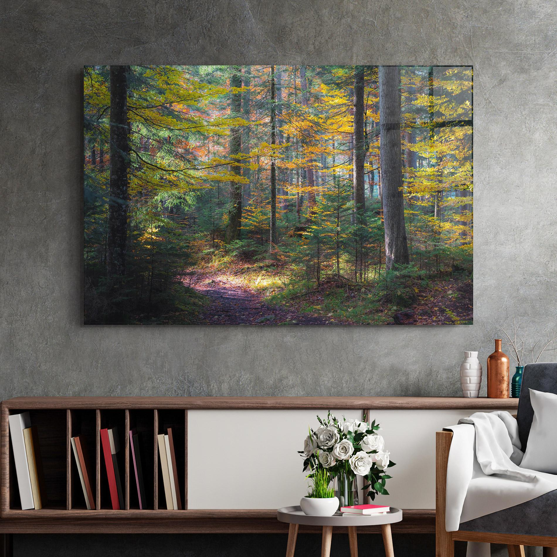 Tablou Sticla Dreamy Path Dorest mockup 2