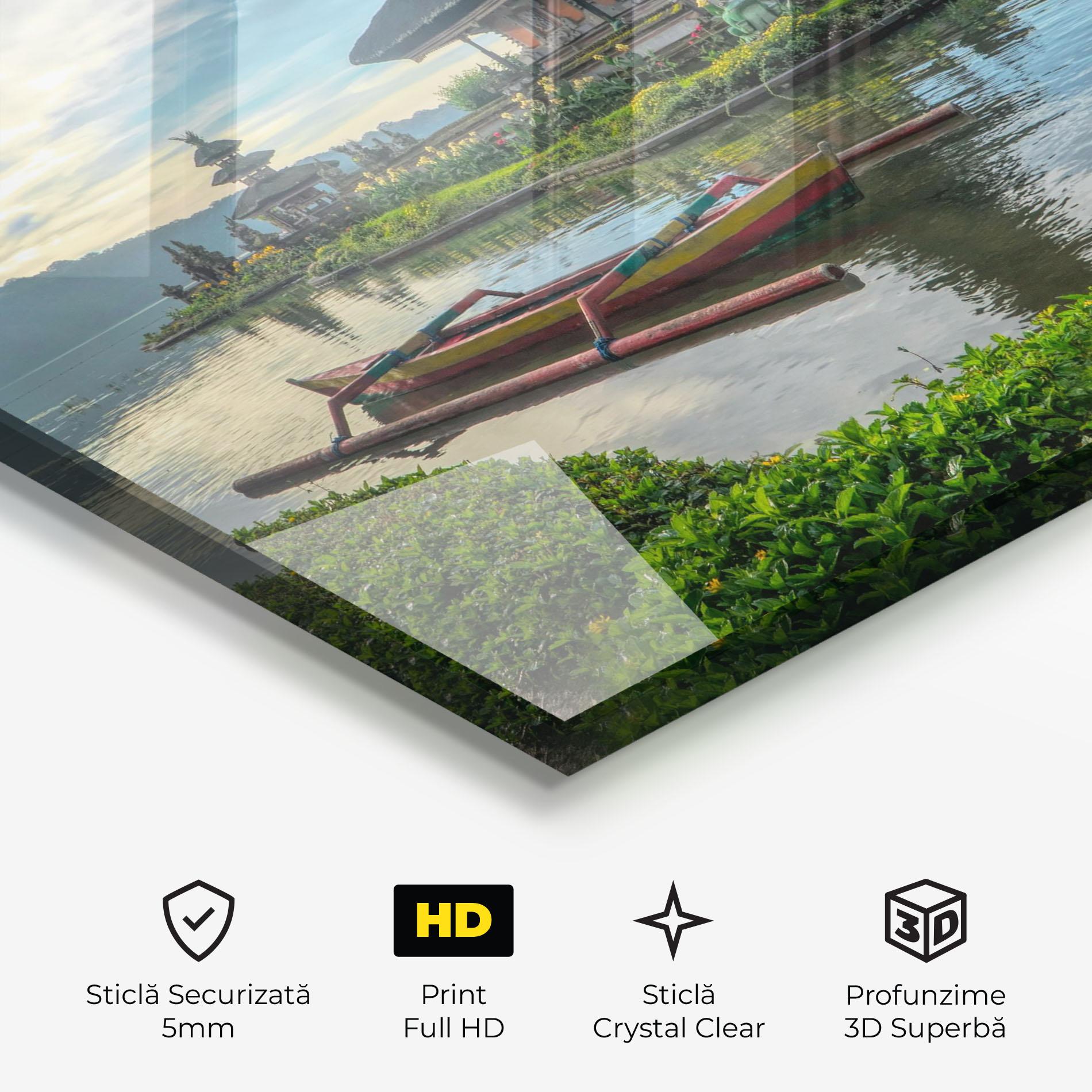 Tablou Sticla Chinese Landscape mockup 3