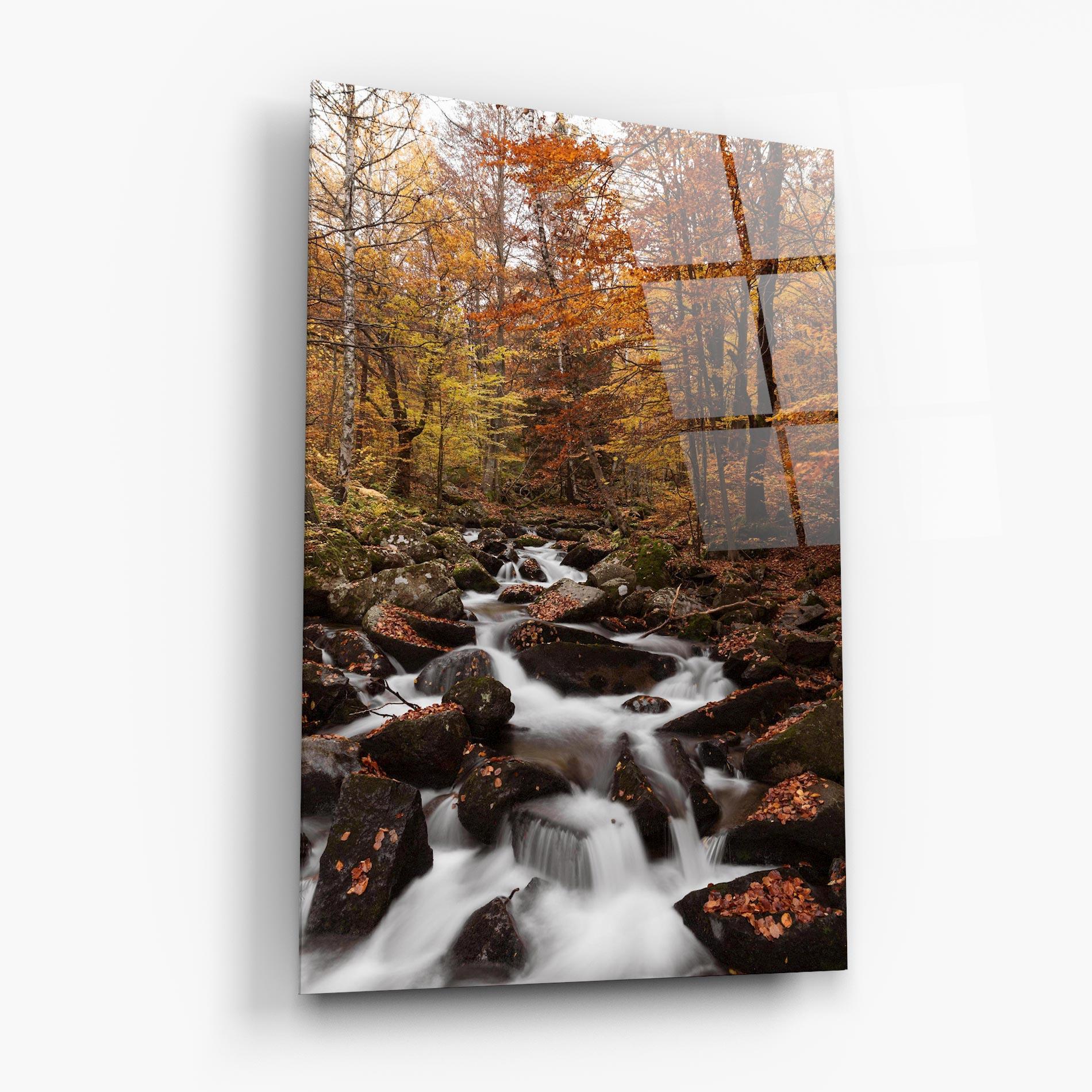 Tablou Sticla River Forest View mockup 6