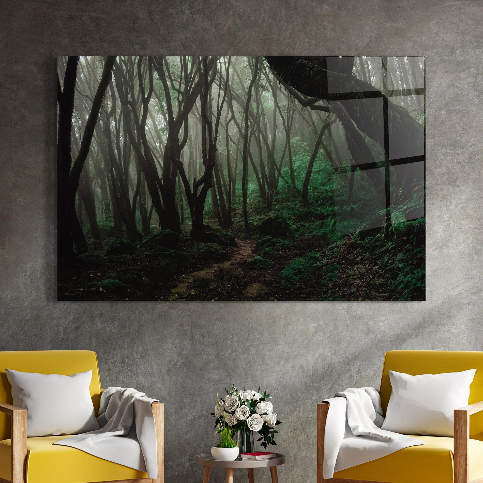 Tablou Sticla Forest Story mockup 4