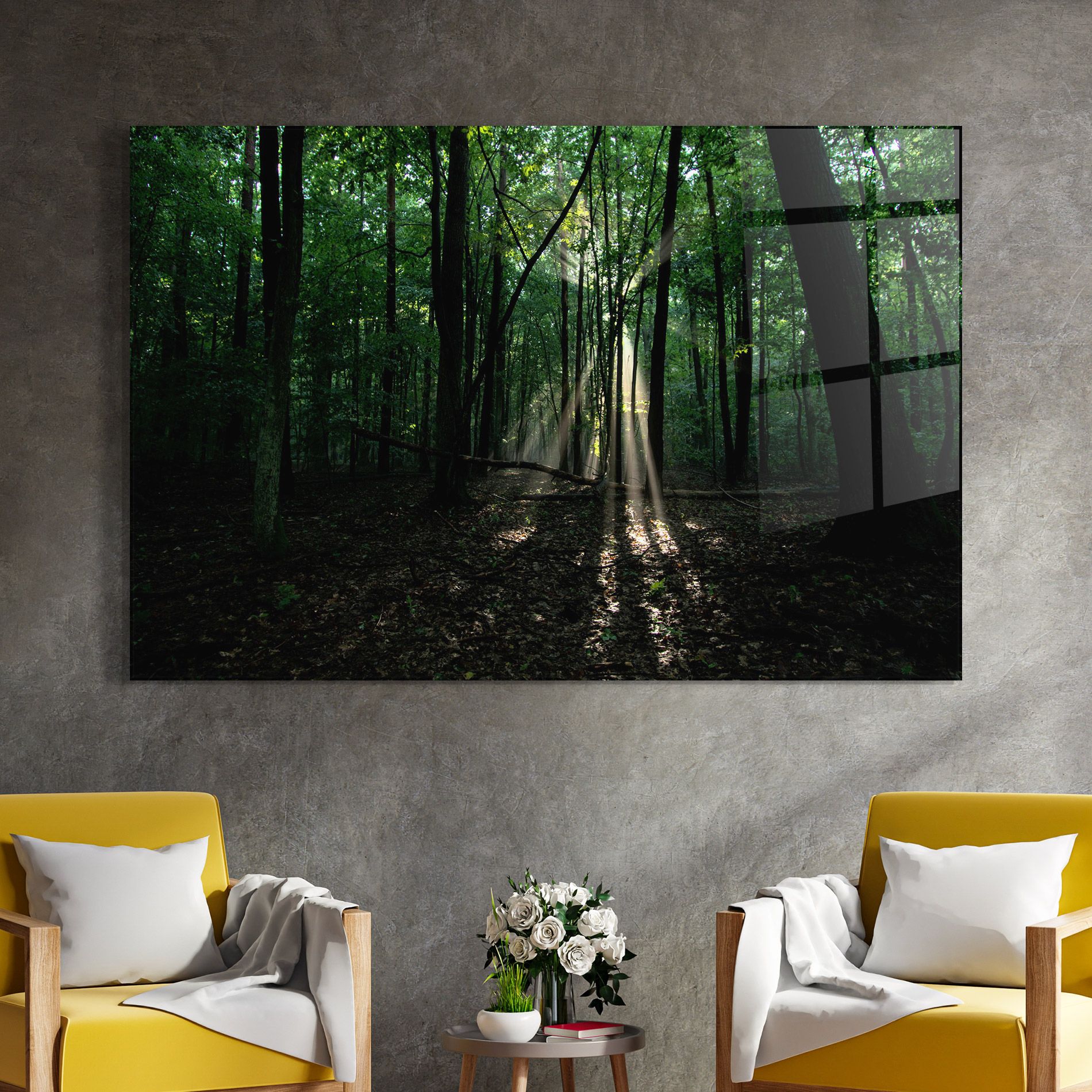 Forest Sun Light mockup 4