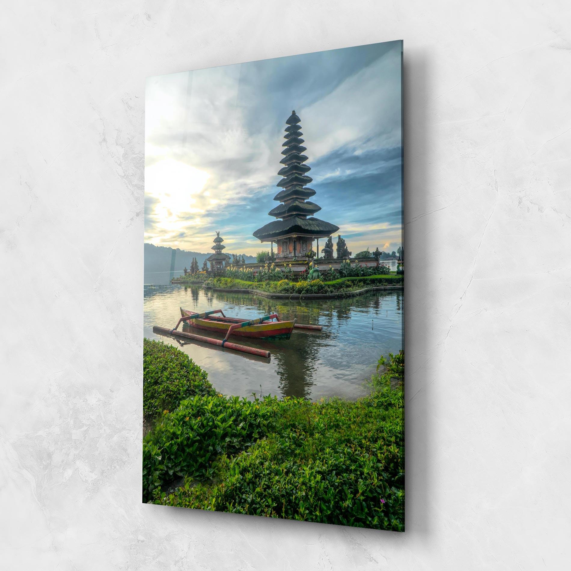 Tablou Sticla Chinese Landscape mockup 1