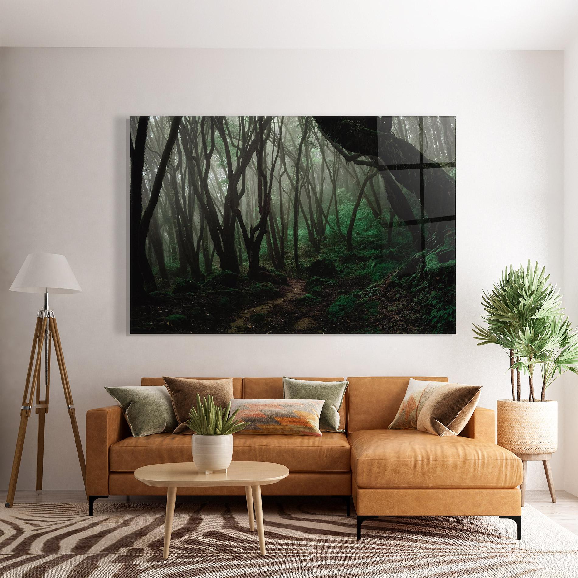 Tablou Sticla Forest Story mockup 7