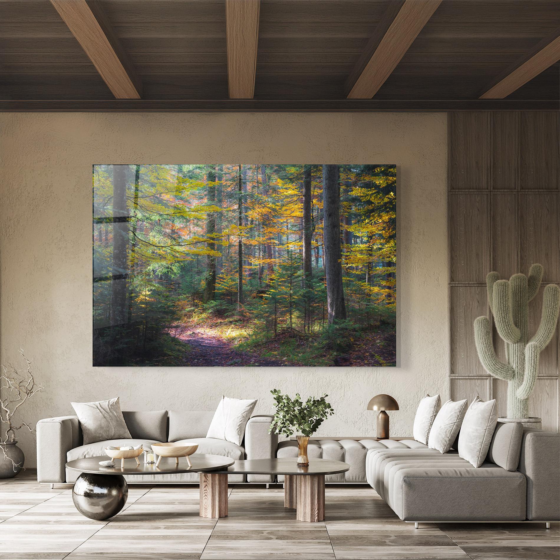 Tablou Sticla Dreamy Path Dorest mockup 8