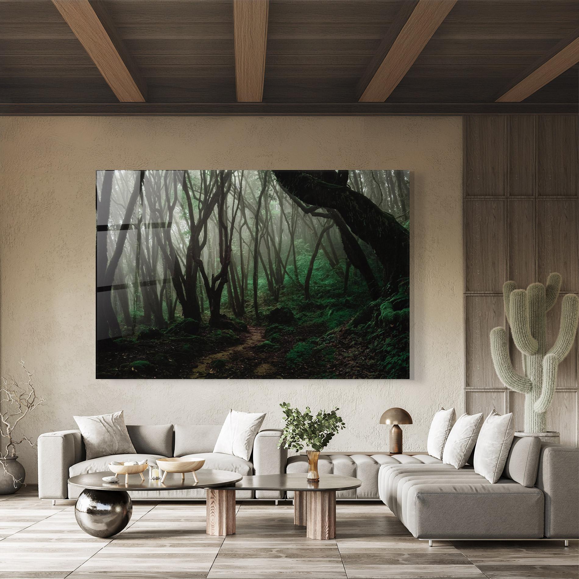 Tablou Sticla Forest Story mockup 8