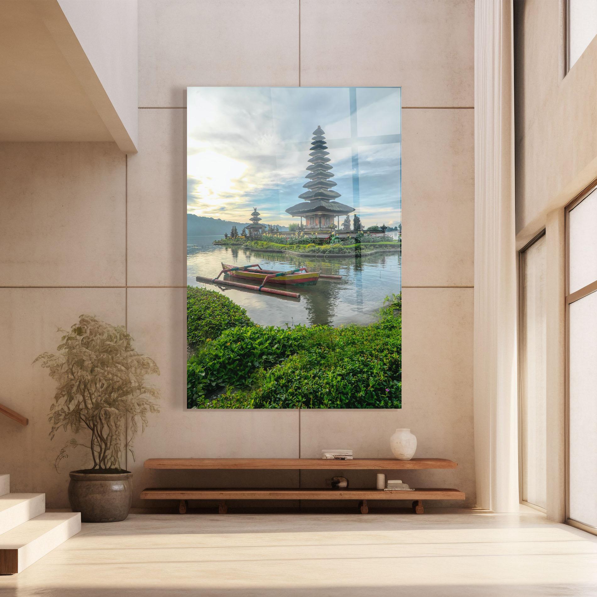 Tablou Sticla Chinese Landscape mockup 8