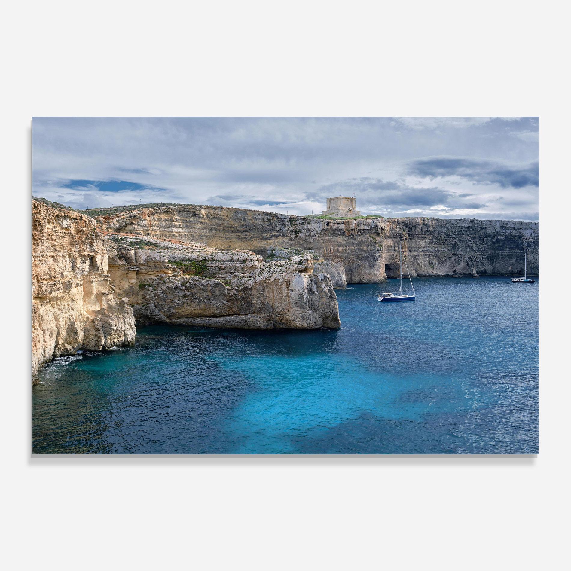 Tablou Sticla Island Landscape mockup 0