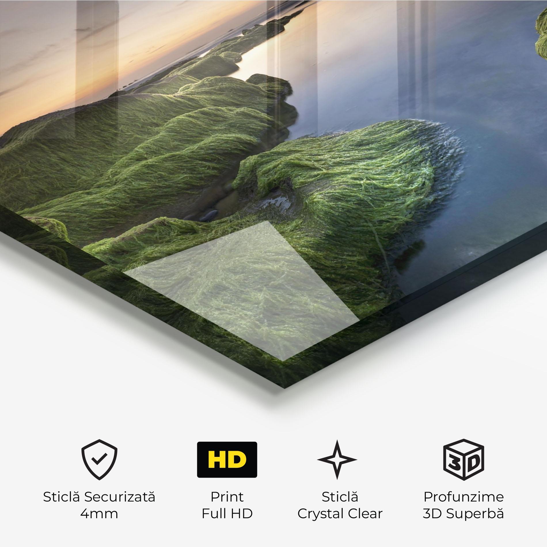 Tablou Sticla Coast View mockup 3