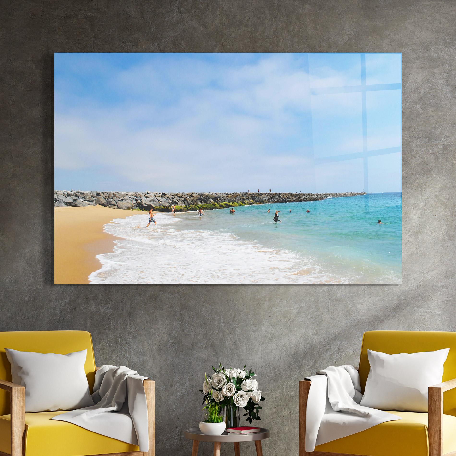 Tablou Sticla At The Beach mockup 4