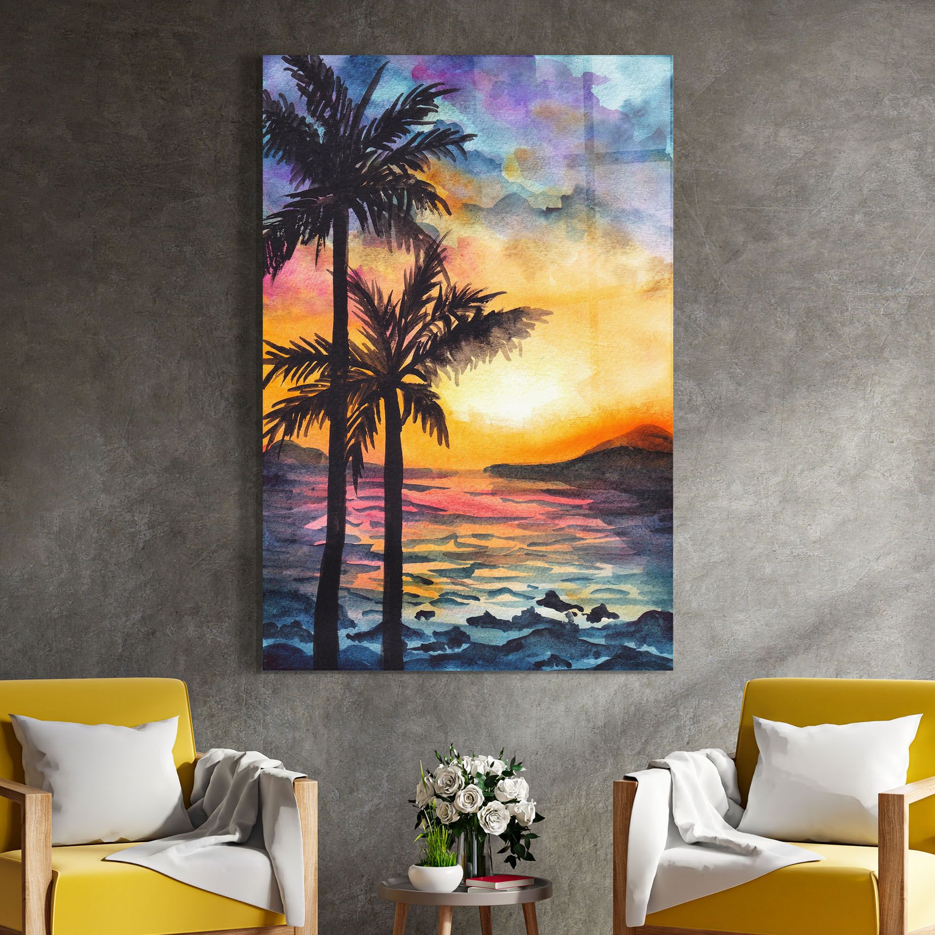 Sunset Tree Beach mockup 4