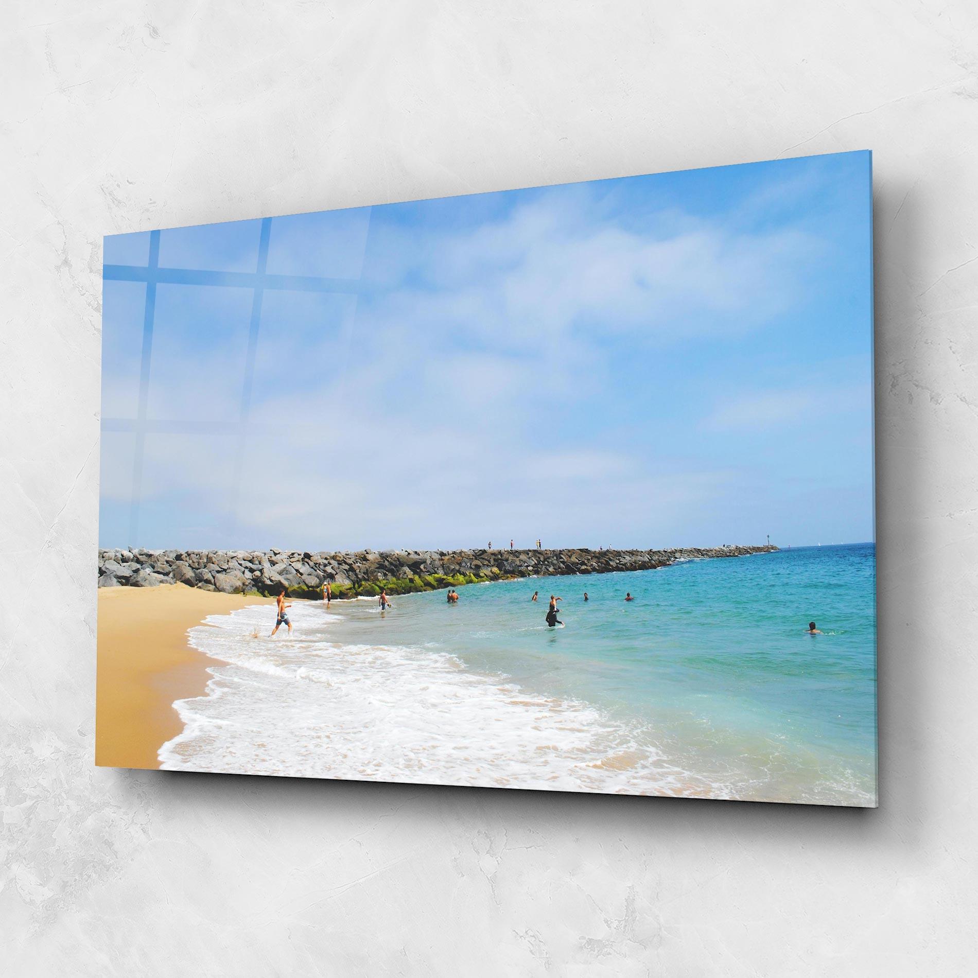 Tablou Sticla At The Beach mockup 1