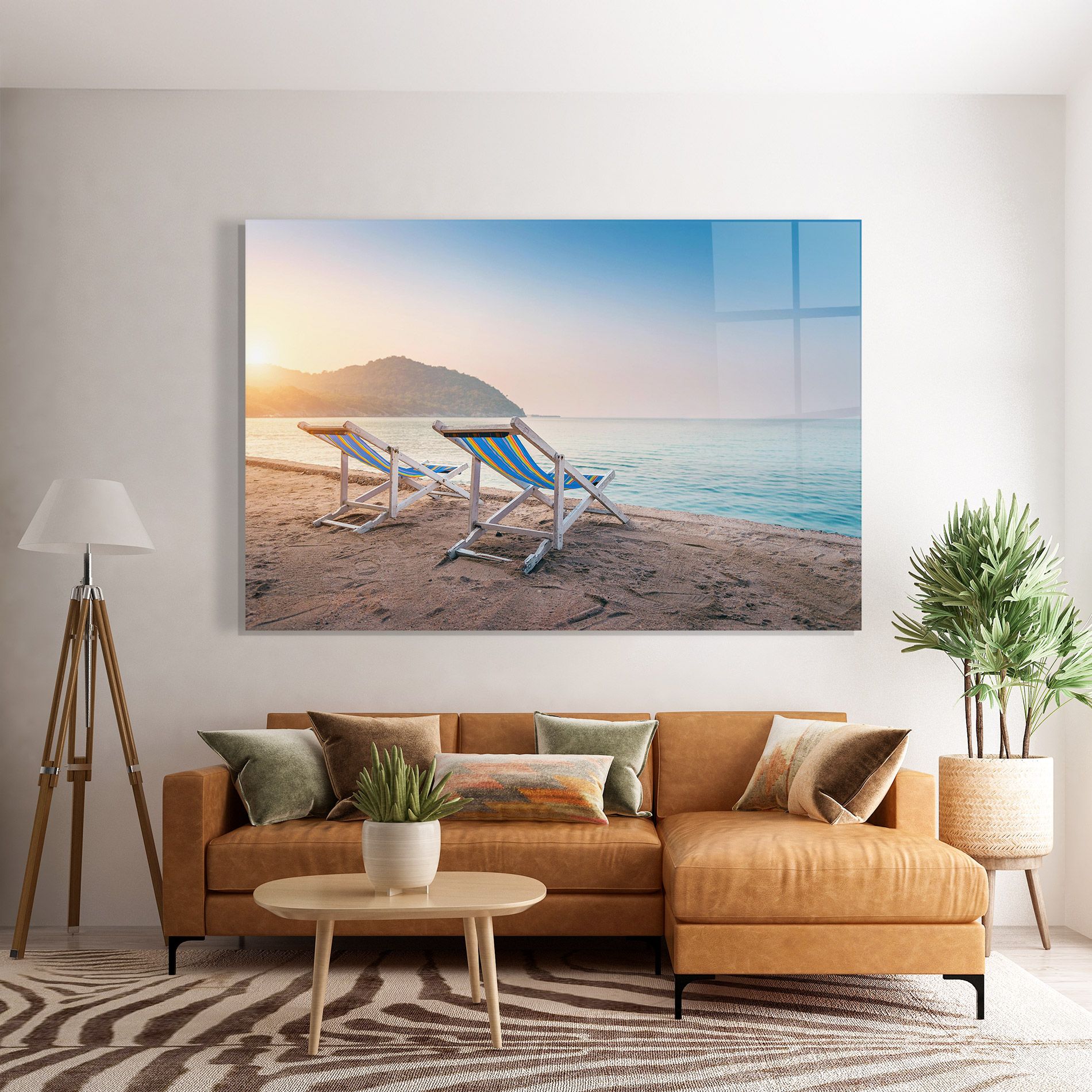 Colorful Beach Chairs mockup 7