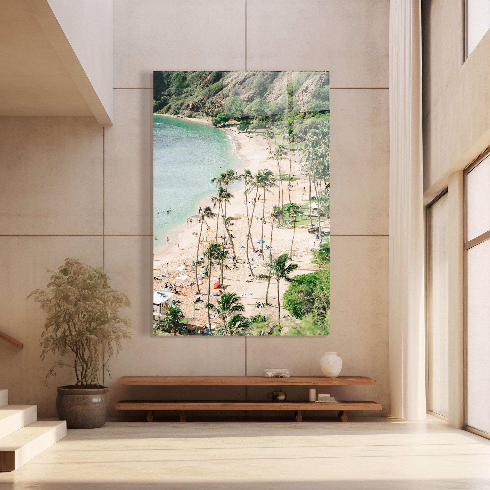 Tablou Sticla Beach Day mockup 8