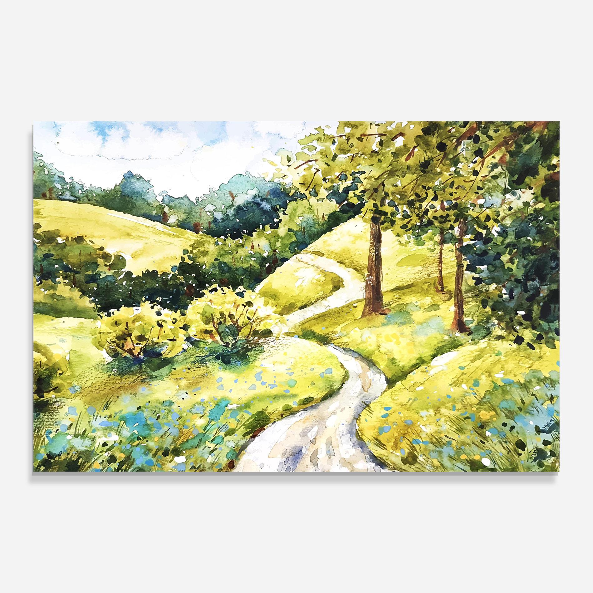 Tablou Sticla Fresh Spring View mockup 0