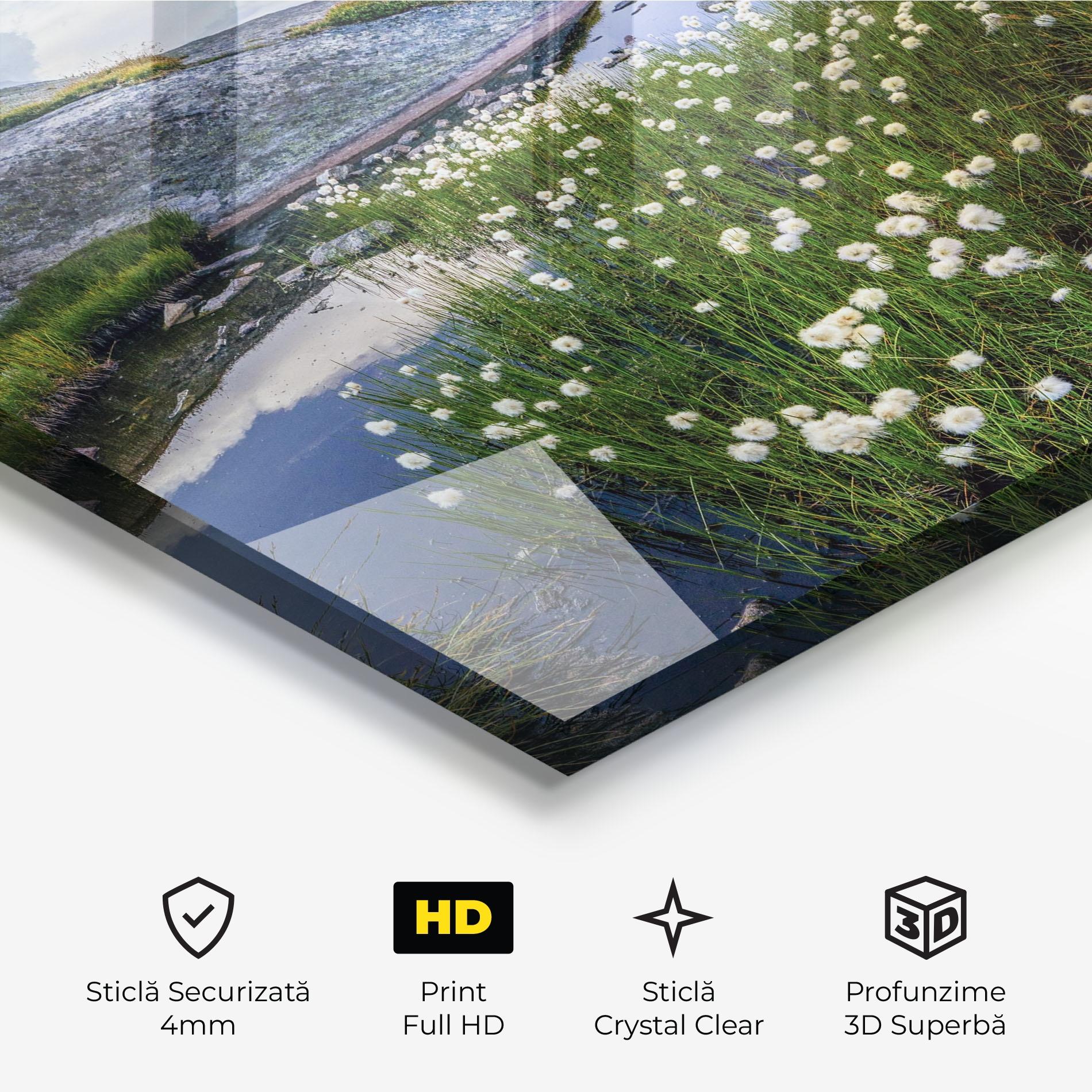 Tablou Sticla Lake Spring View mockup 3