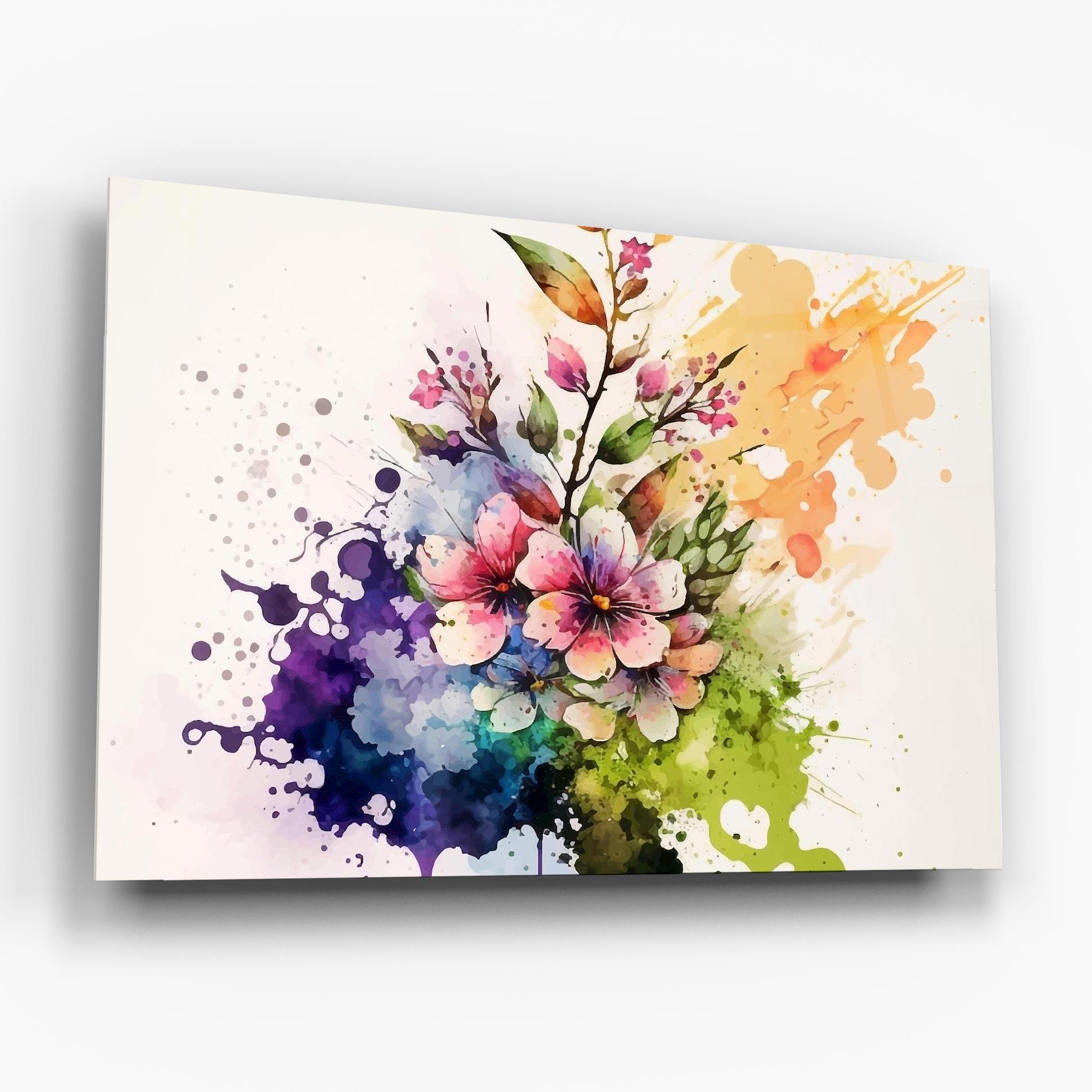 Tablou Sticla Color Mix Spring mockup 6