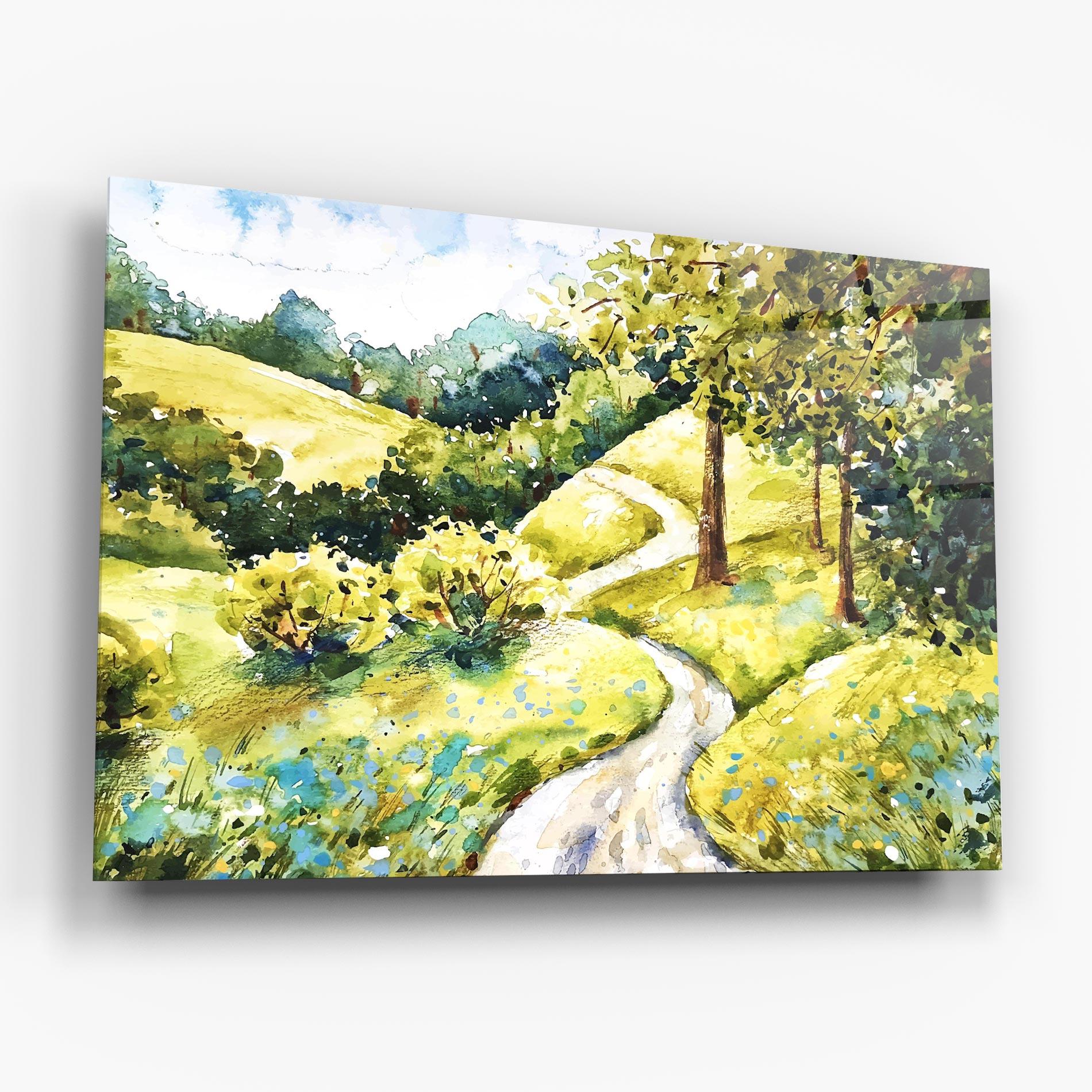 Tablou Sticla Fresh Spring View mockup 6