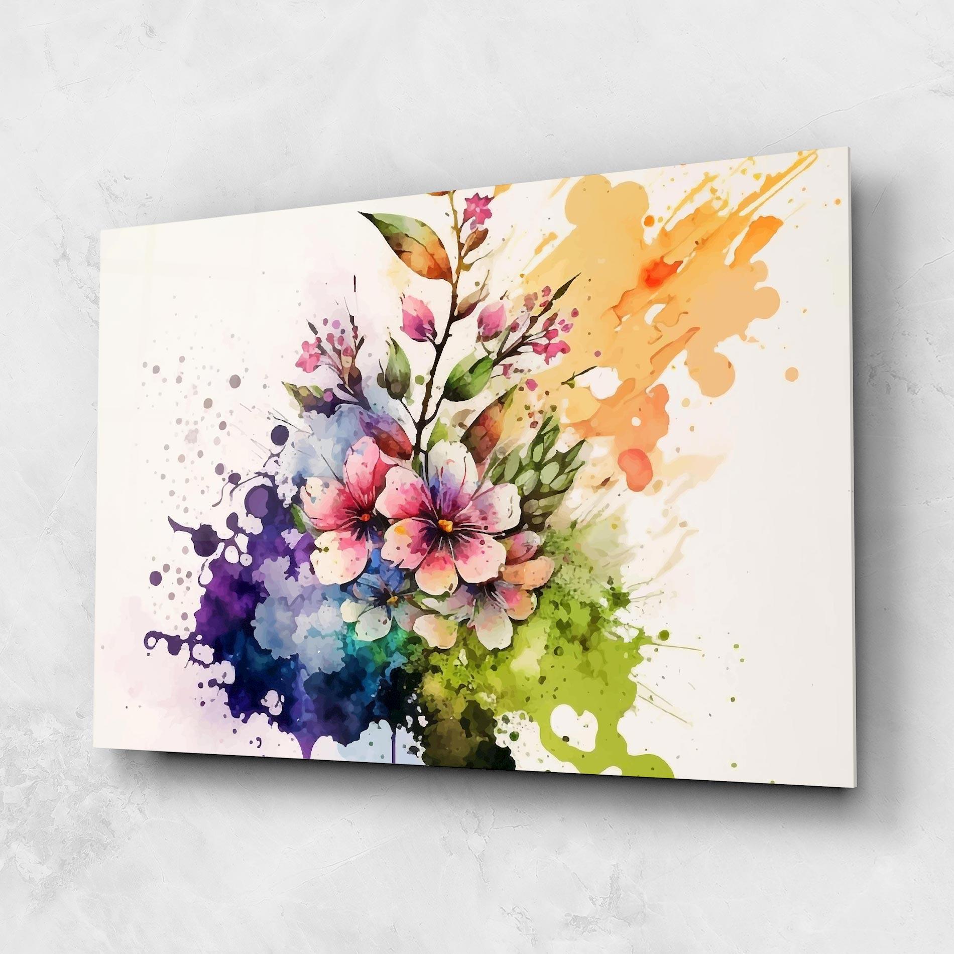 Tablou Sticla Color Mix Spring mockup 1
