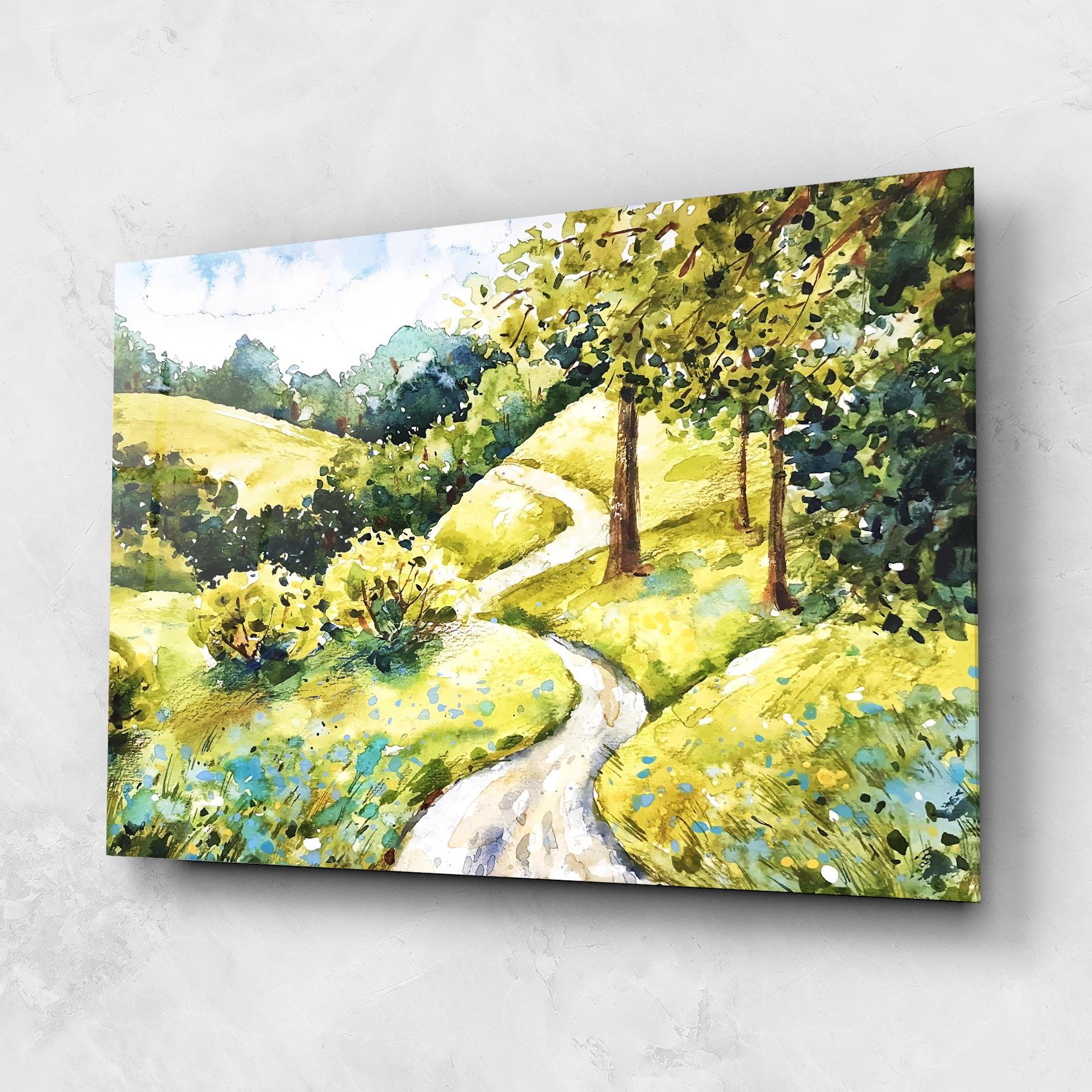 Tablou Sticla Fresh Spring View mockup 1