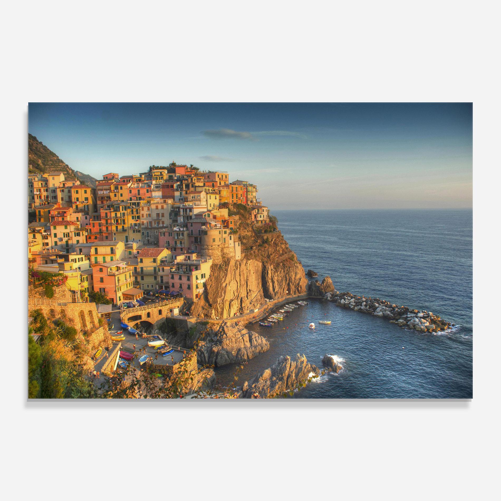 Tablou Sticla Cinque Terrre mockup 0