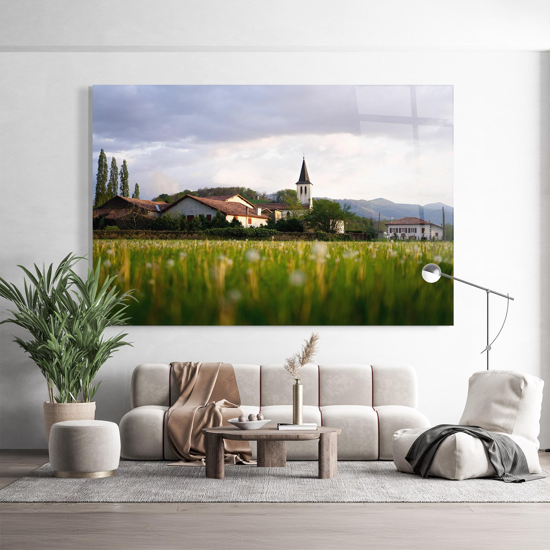 Tablou Sticla Land Church mockup 9