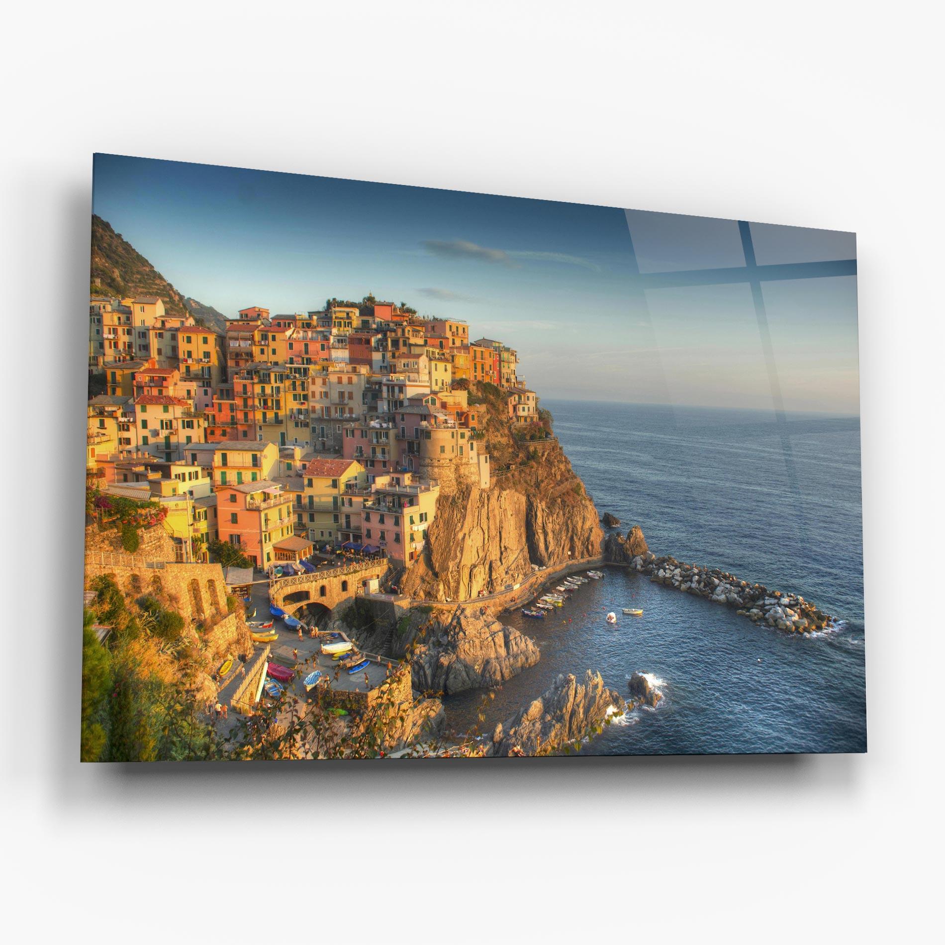 Tablou Sticla Cinque Terrre mockup 6