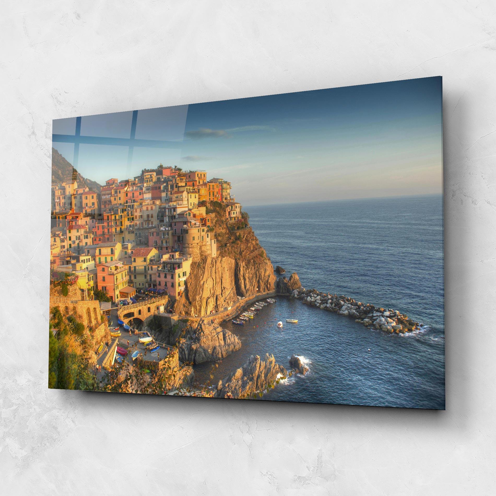 Tablou Sticla Cinque Terrre mockup 1
