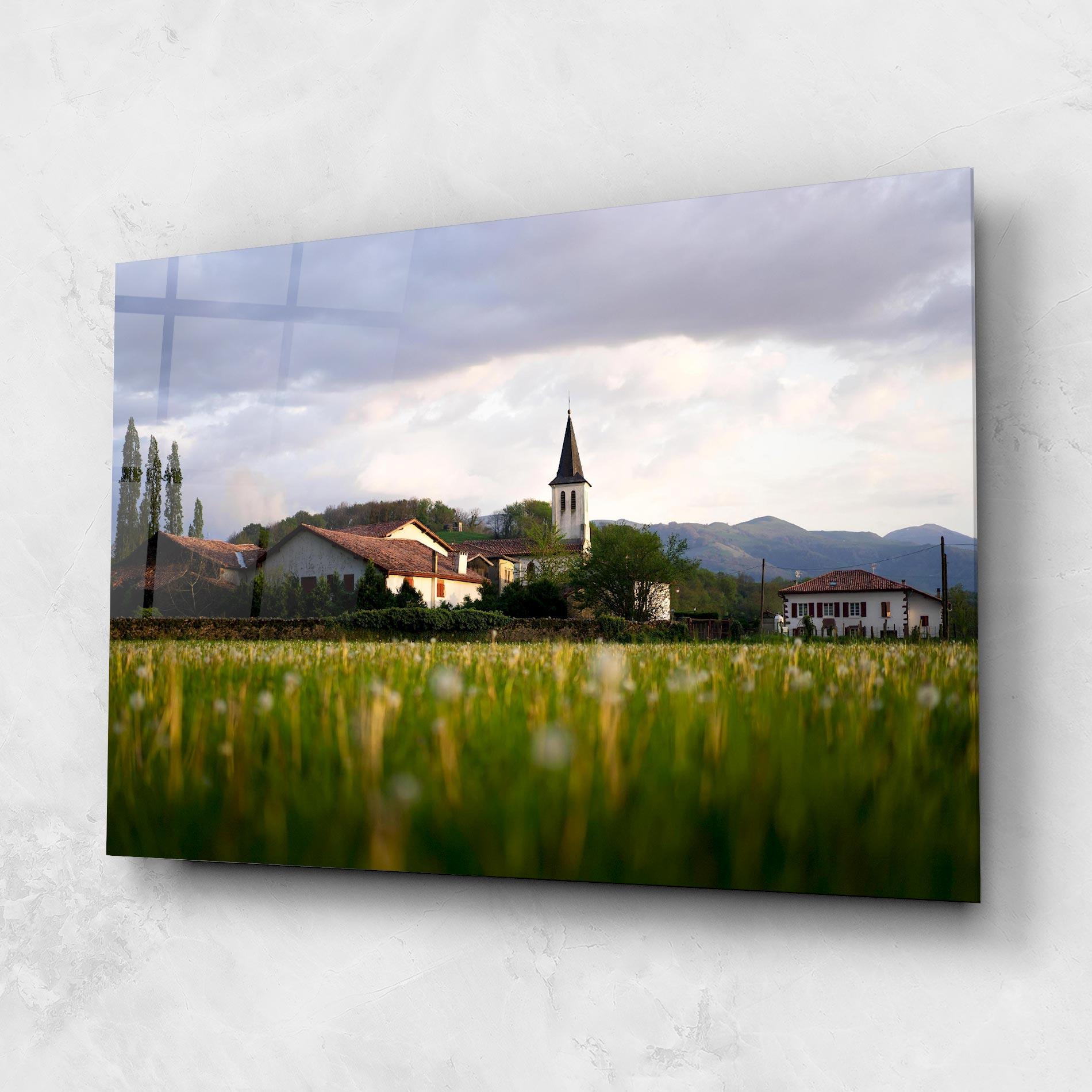 Tablou Sticla Land Church mockup 1